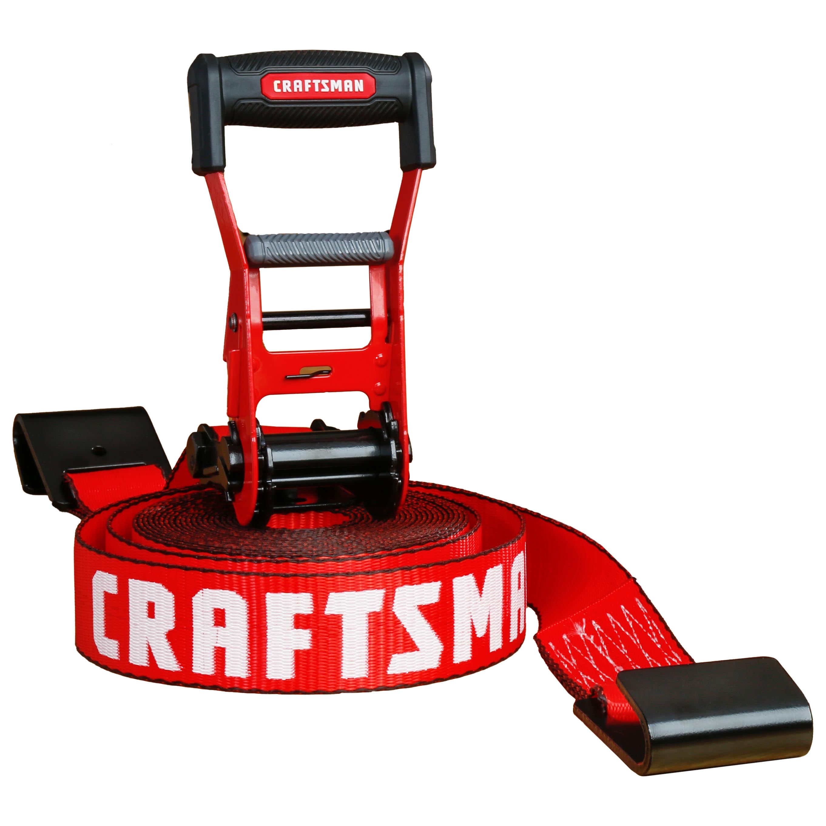 CRAFTSMAN 2-in x 27-ft Ratcheting Strap Tie Down with Flat Hook 10000 ...