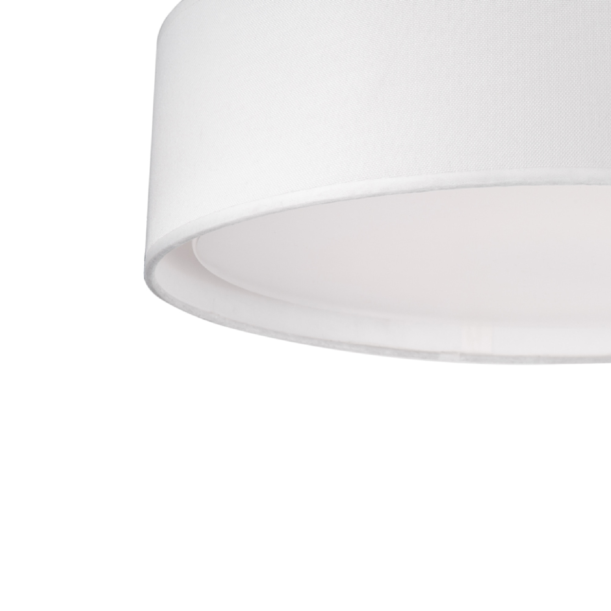 Dalton White Glass Drum 16" LED Energy Star Flush Mount