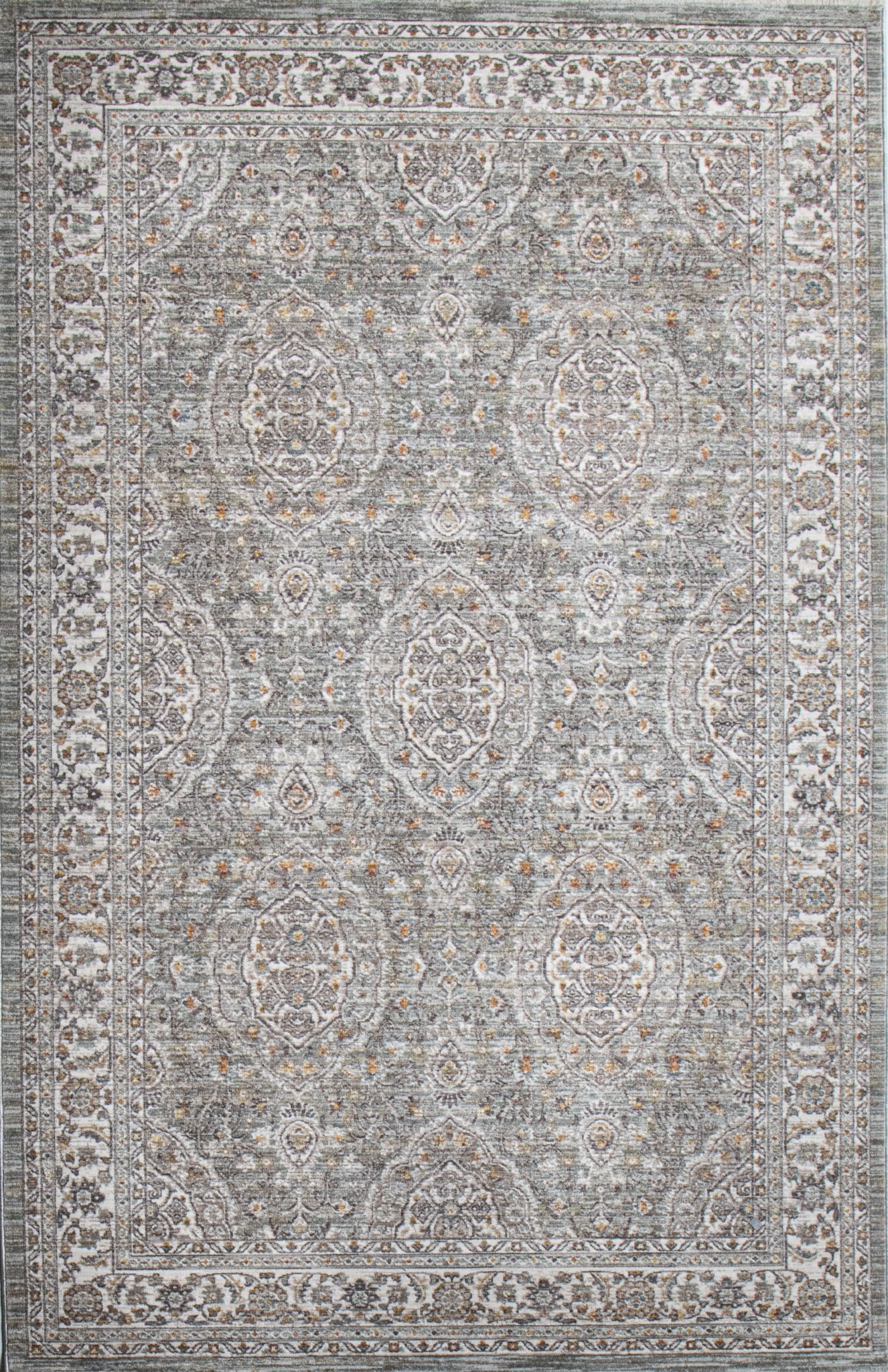 Bashian 649652327723 Legacy 10 x 13 (ft) Polyester Sage Rectangular Indoor Geometric Area rug