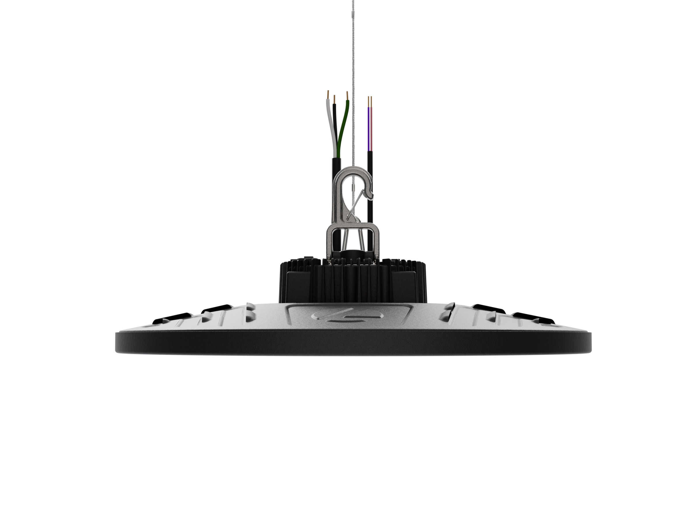 Matte Black Aluminum LED Round High Bay Light