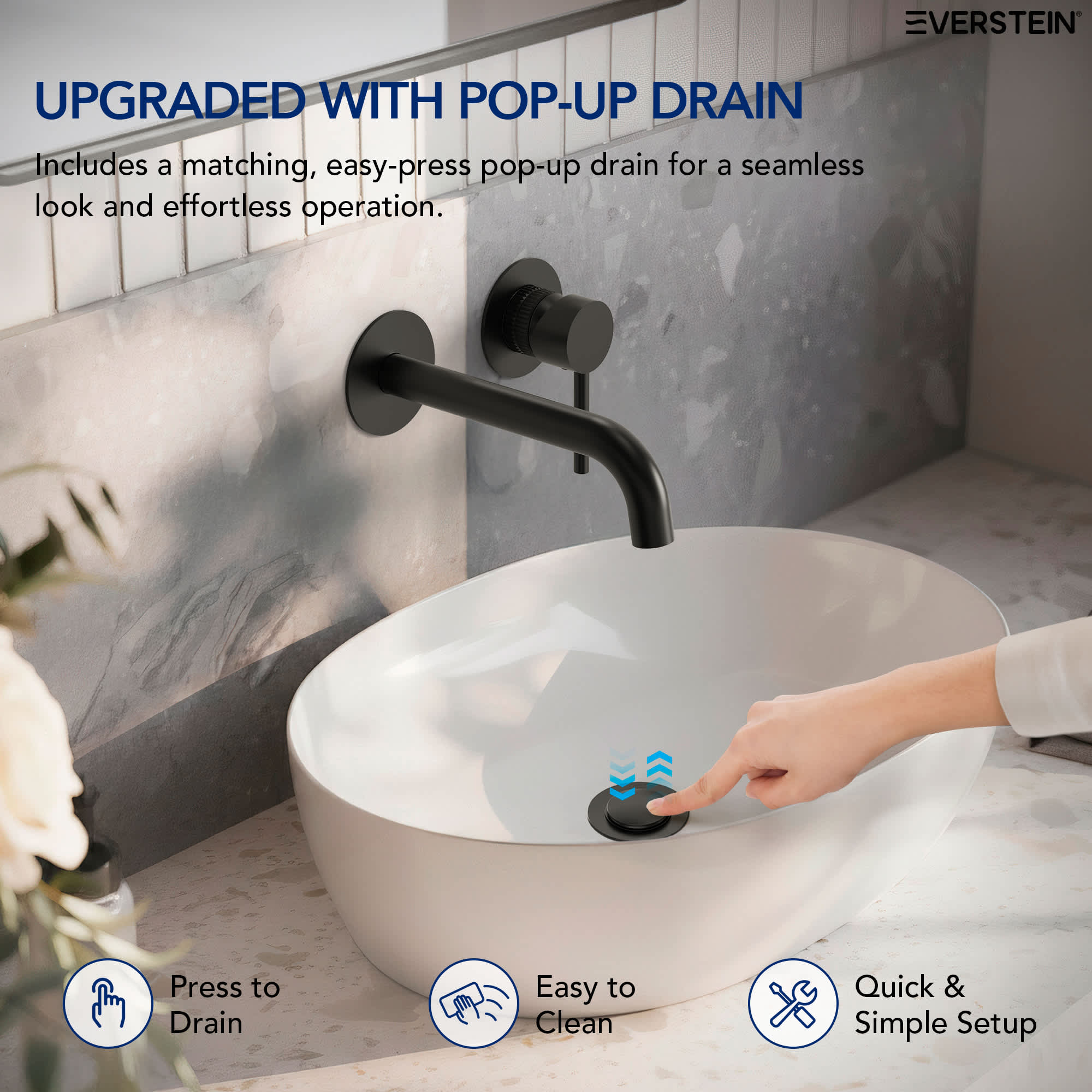 EVERSTEIN SFS-1323B-BK Lavatory-Faucets - View #7