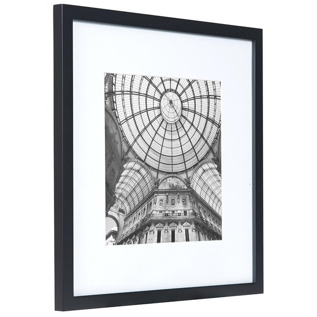 Pinnacle Black Wood Picture Frame (12-in x 12-in) in the Picture Frames ...