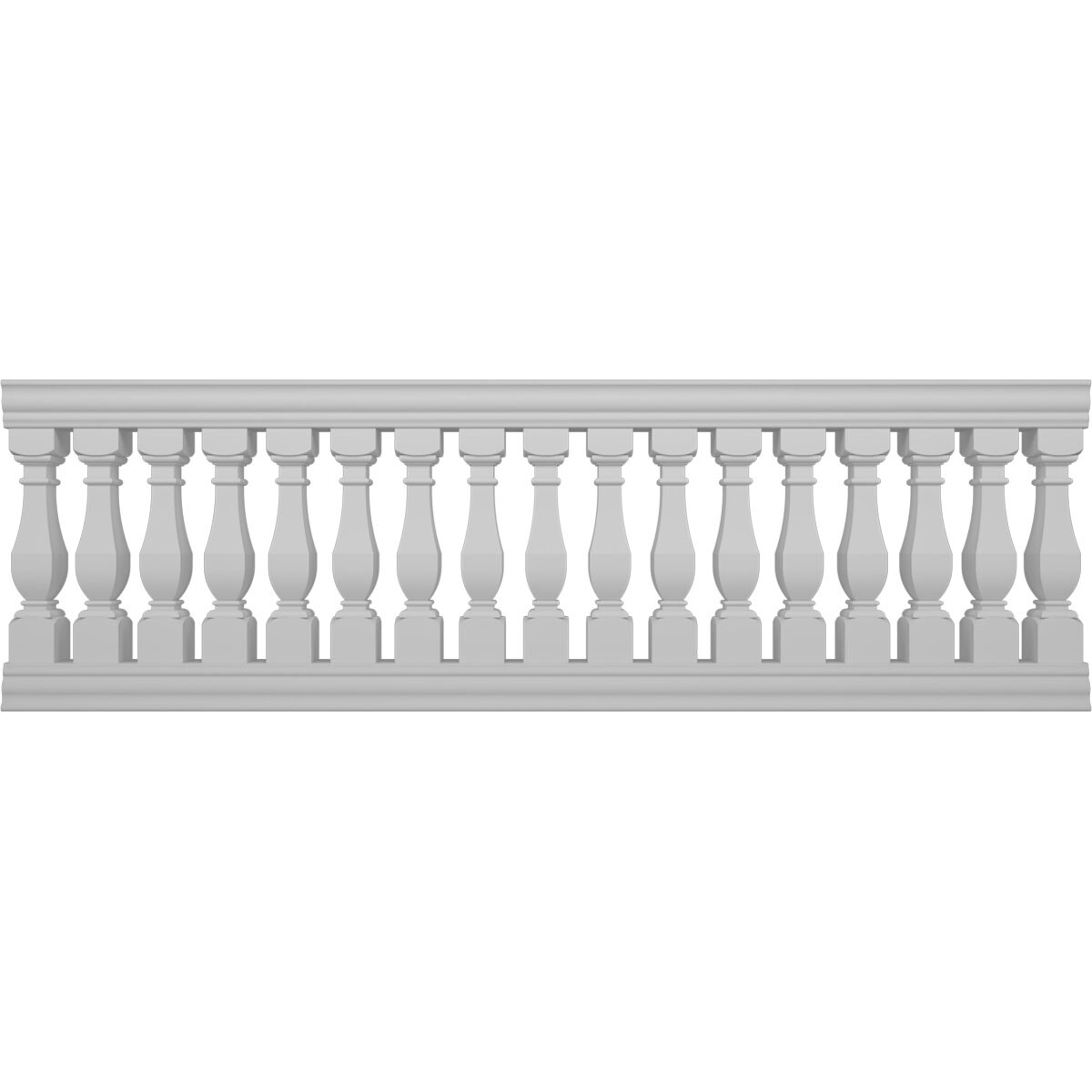 Ekena Millwork FiberThane Arcadian Fiberglass Deck Rail Kit