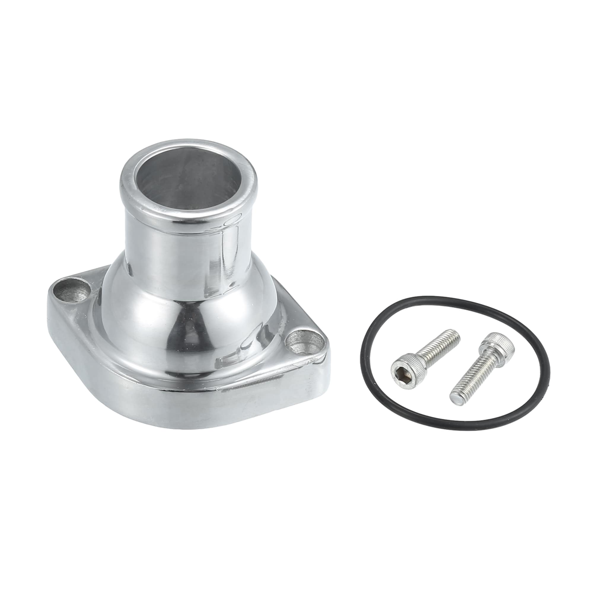Unique Bargains Water Neck Thermostat Housing for Chevy Ls1 Alloy with Washer and Bolts Silver Tone 1 Set #S25123000UX4531