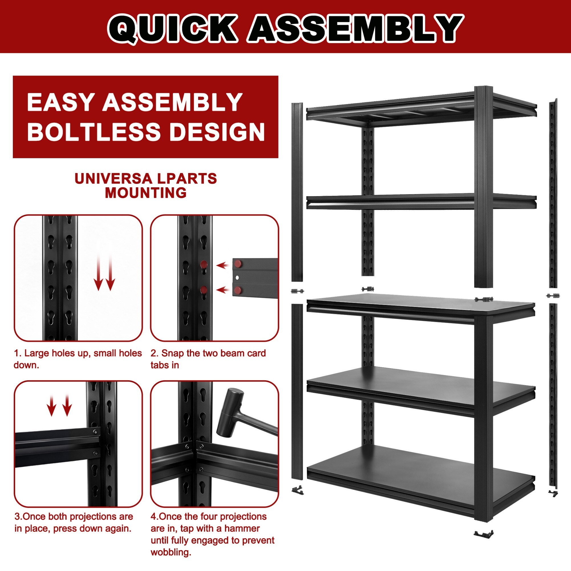 Siavonce XH68317 Free-Standing-Shelving - View #3