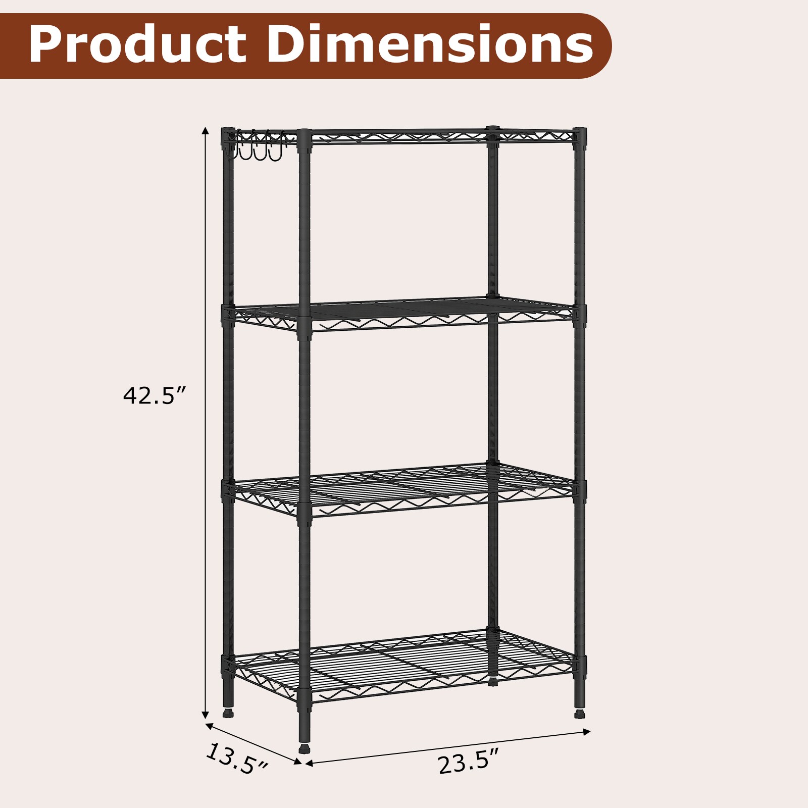 Slickblue D-CO-KD77531VJ Free-Standing-Shelving - View #3