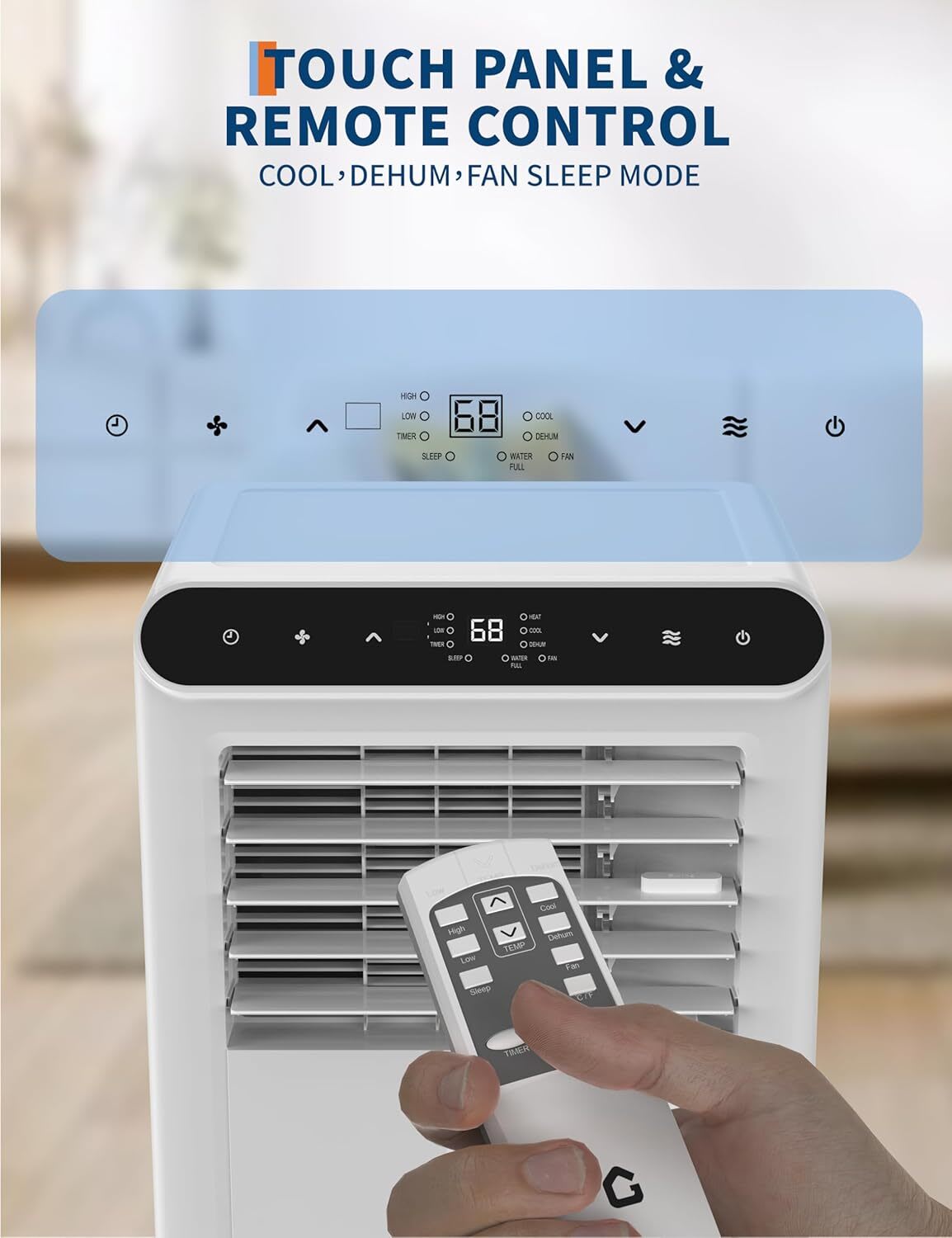 WhizMax LSHQQPHK-337HCRDY Portable-Air-Conditioners - View #3