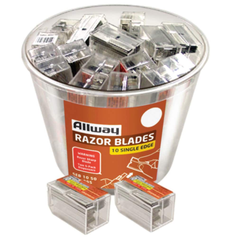 Allway  Single Edge Steel Razor Blades 1-9/16 in Pack of 50