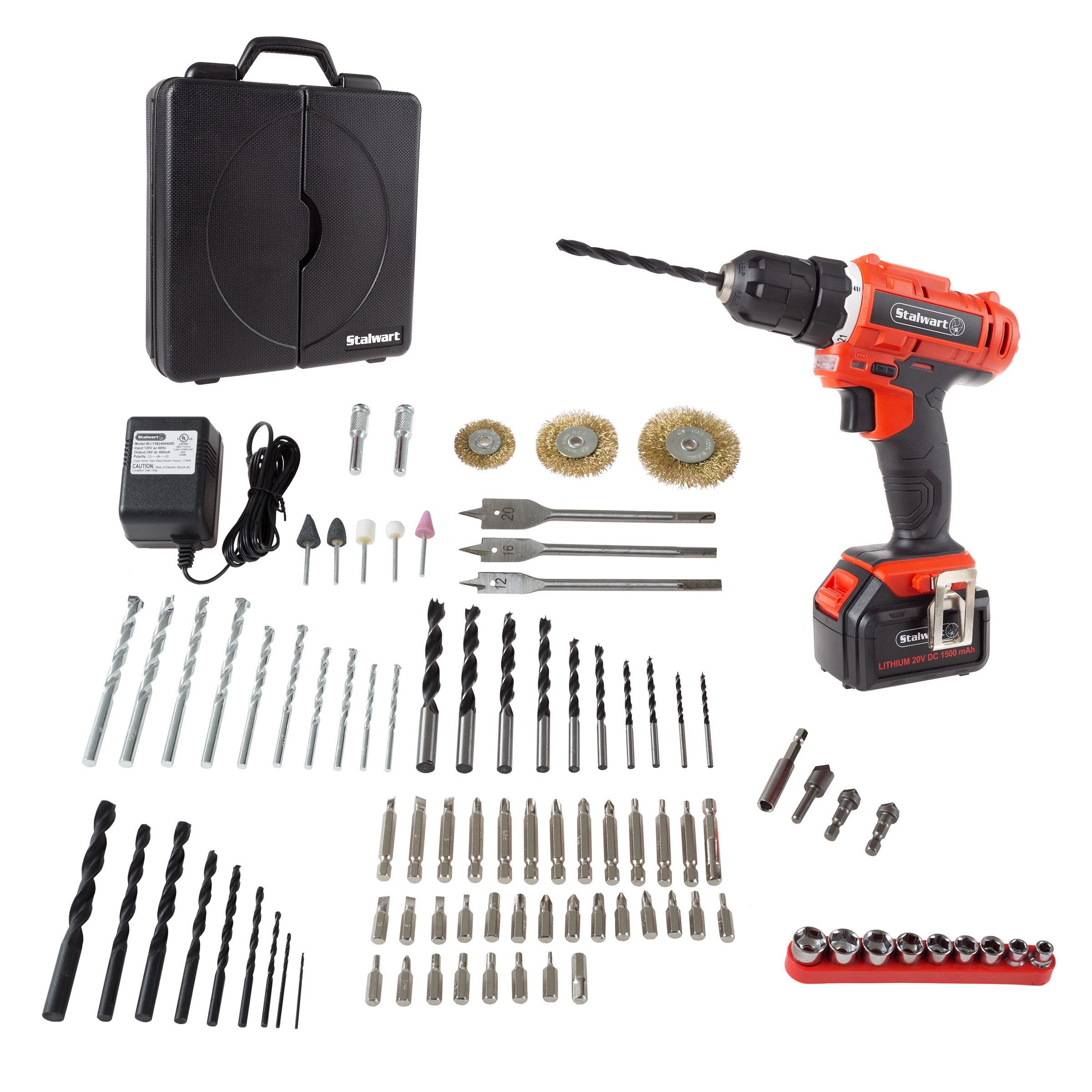 Fleming Supply 25-piece Cordless Screwdriver Set With Comfort Grip