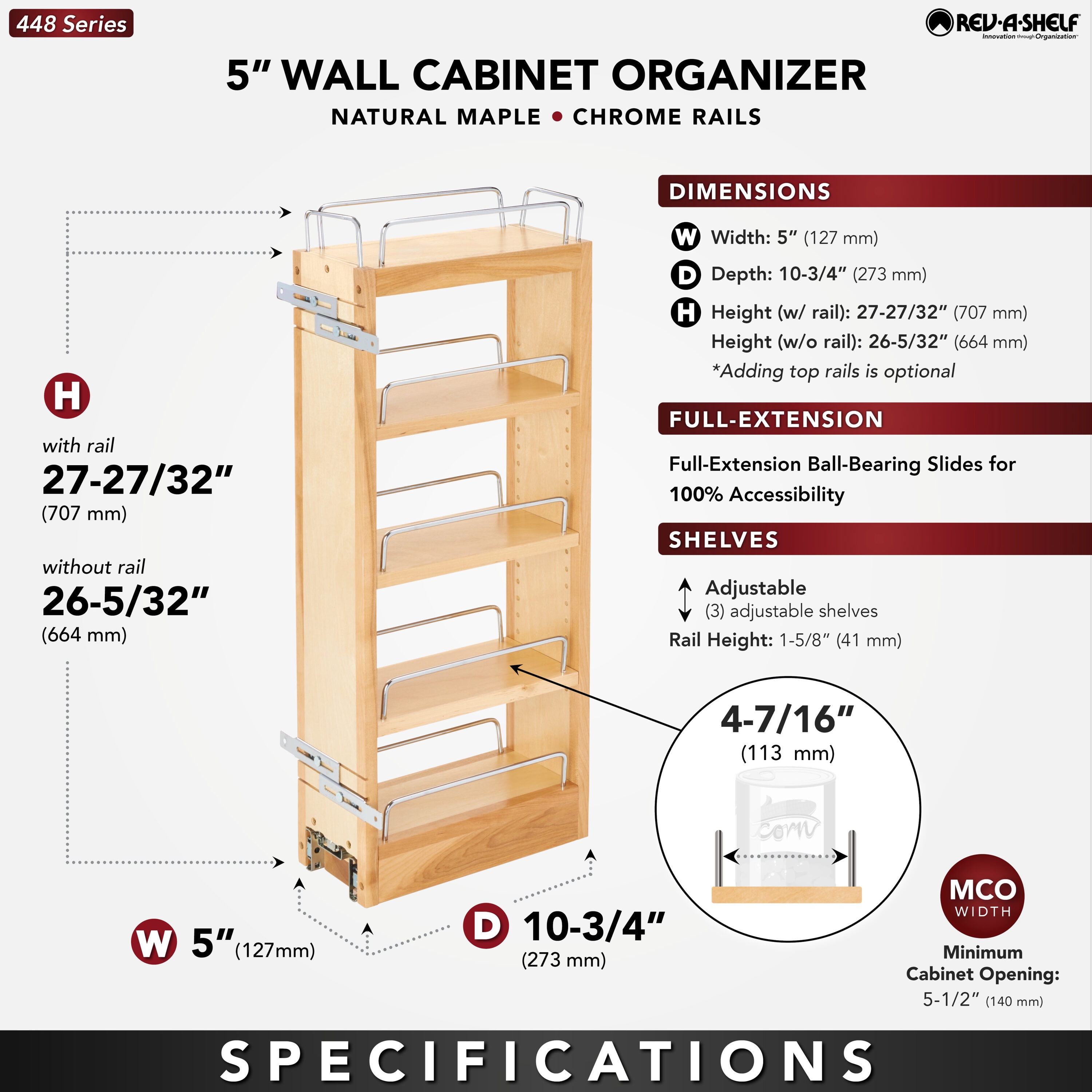 Rev-A-Shelf 152831 Pull-Out-Cabinet-Baskets - View #2