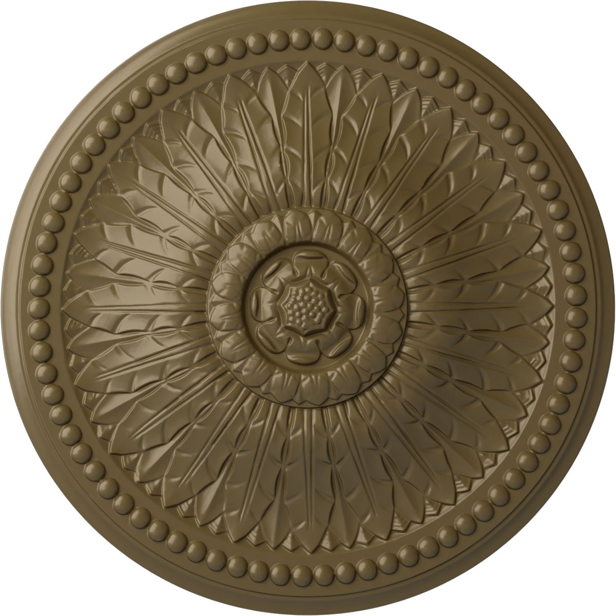 Ekena Millwork CM29SPMMF Springtime 29.375-in W x 29.375-in L Mississippi Mud Polyurethane Ceiling Medallion