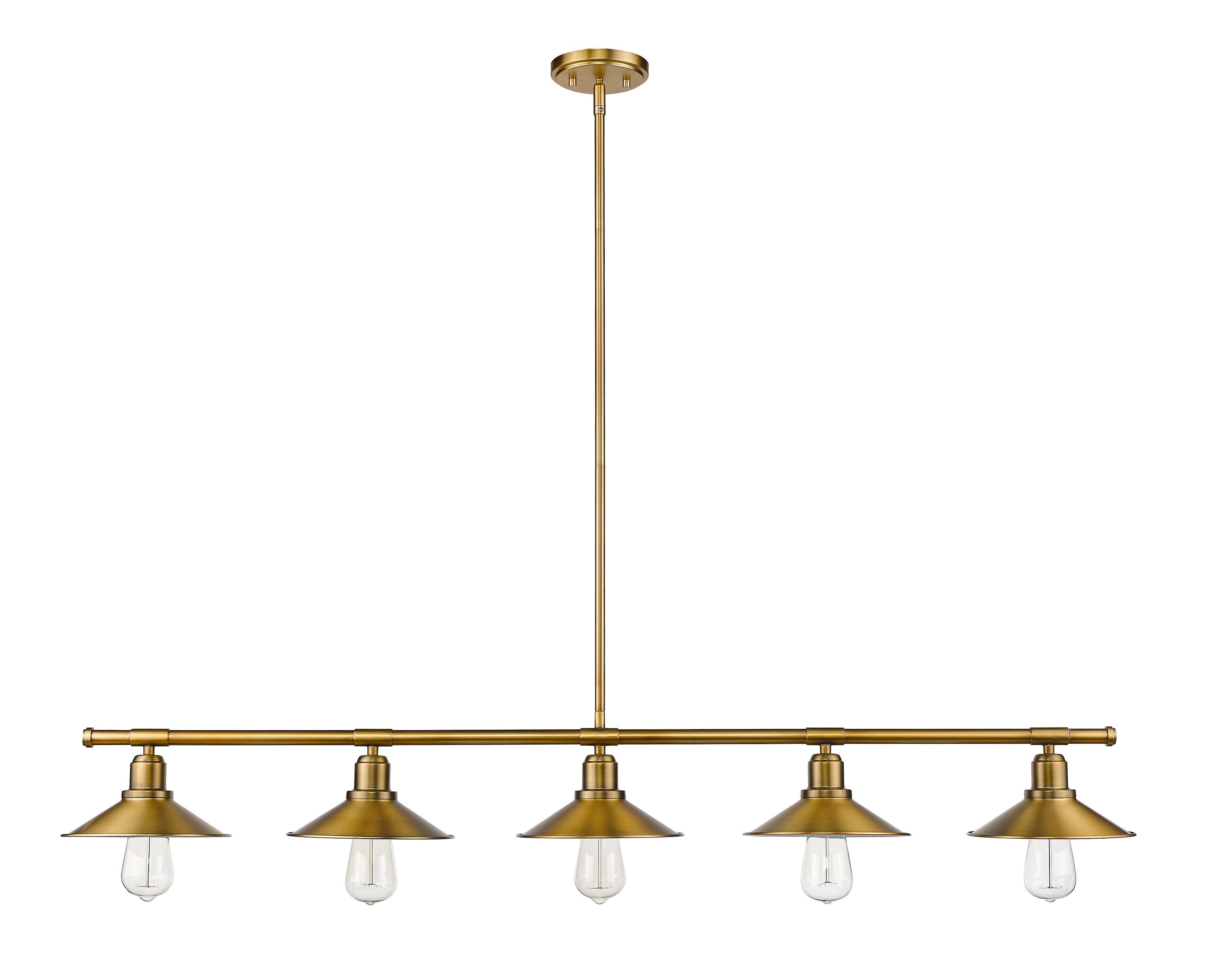 Z-Lite 613-5L-FB Pool-Table-Lighting - View #4
