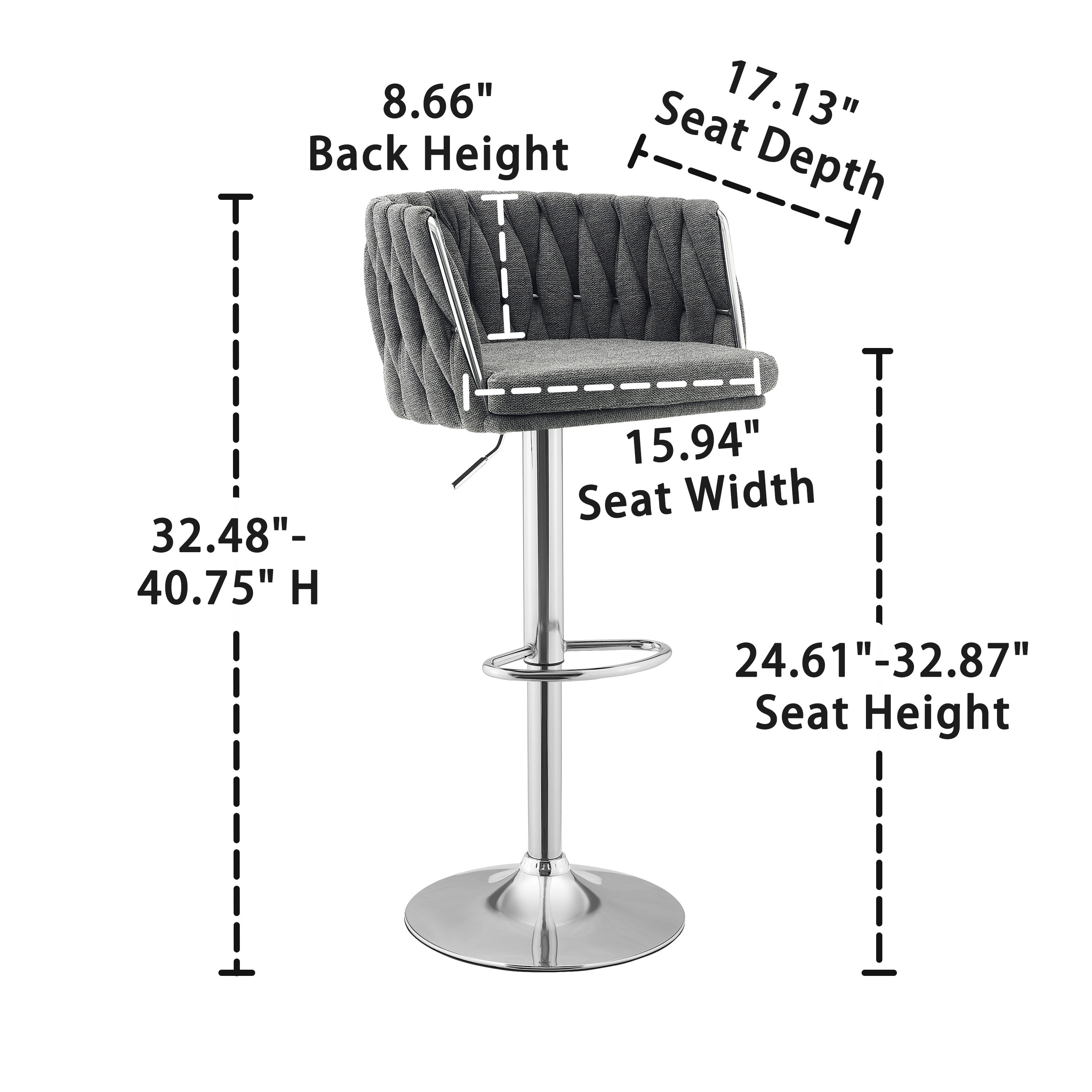Art Leon BS016-DIMGRAY stools - View #9