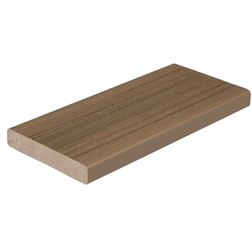 Fiberon 10616 Paramount 1-in x 5-1/2-in x 20-ft Brownstone Square PVC Deck board