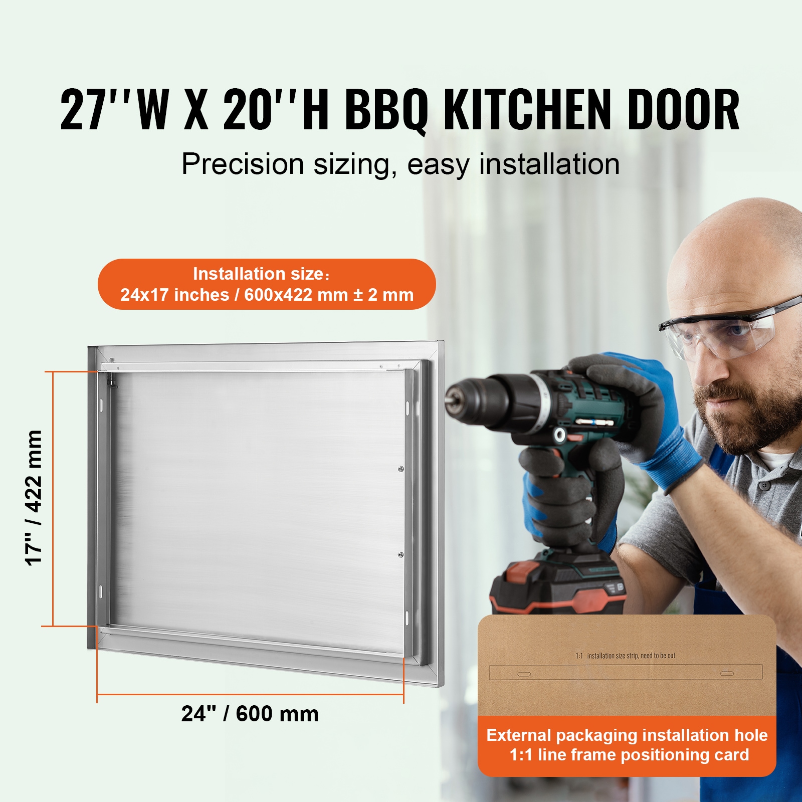 VEVOR DMMBSCJMYS2756SYDV0 Builtin-Grill-Cabinet-Parts - View #5