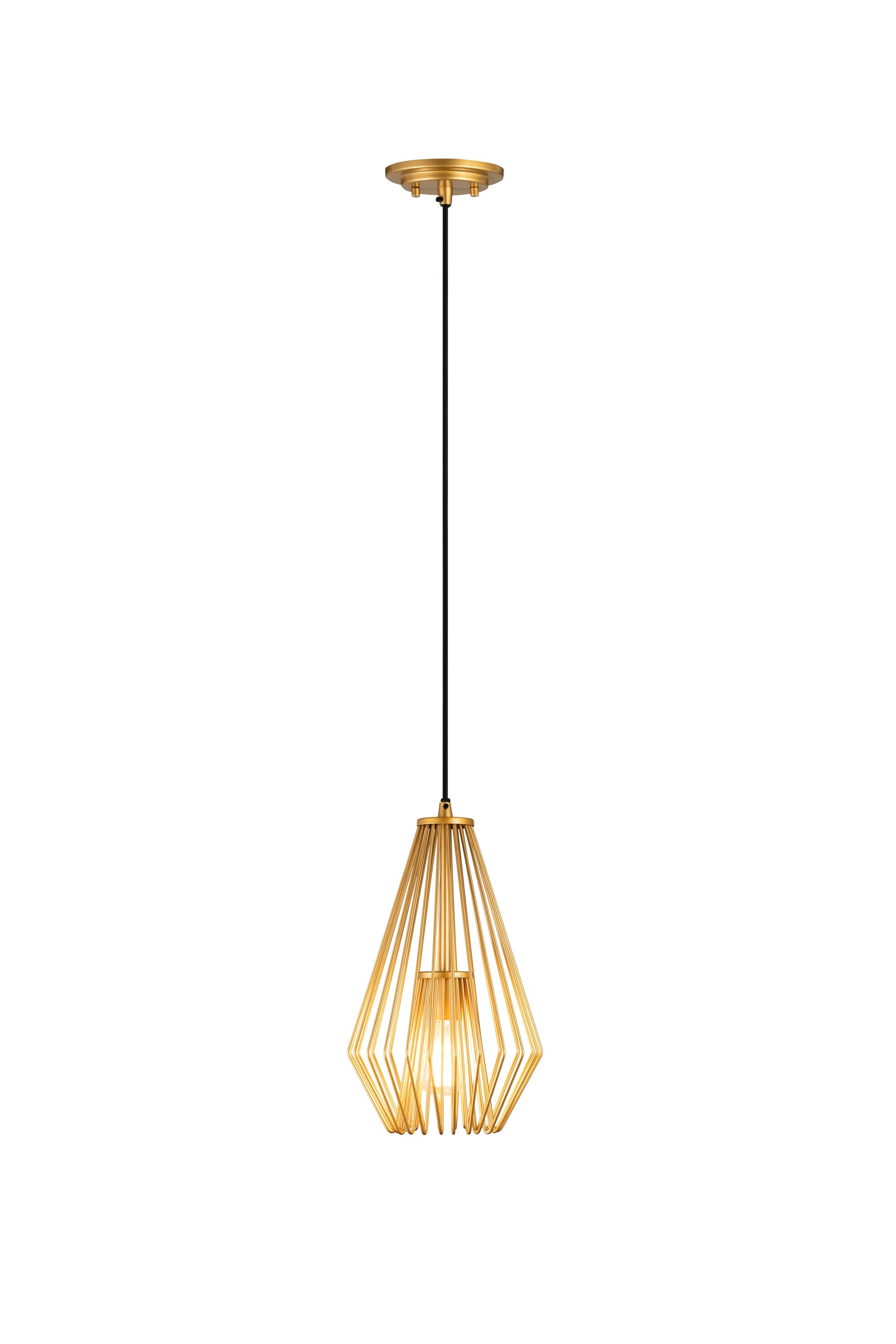 Z-Lite 442MP-MG Quintus Metallic Gold Modern/contemporary Tiered Mini Hanging Pendant light