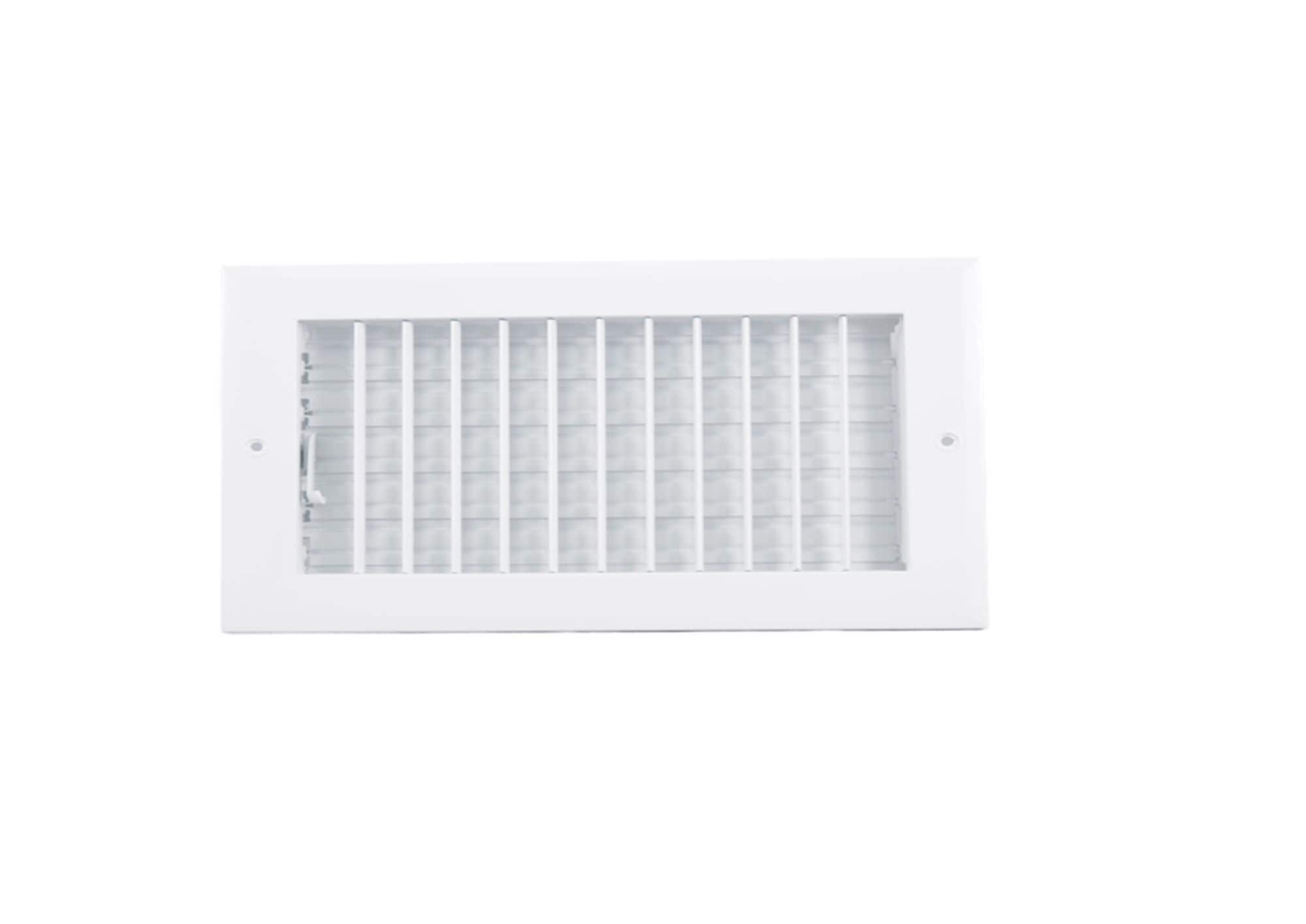 RELIABILT 6881408WH 14-in x 8-in 1-way Aluminum White Sidewall/Ceiling Register
