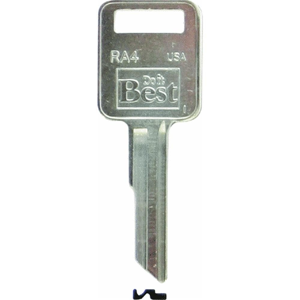 Ilco AMC Nickel-Plated Brass Automotive Key Blanks (1970AM) Bag of 10 #1970AMDIB