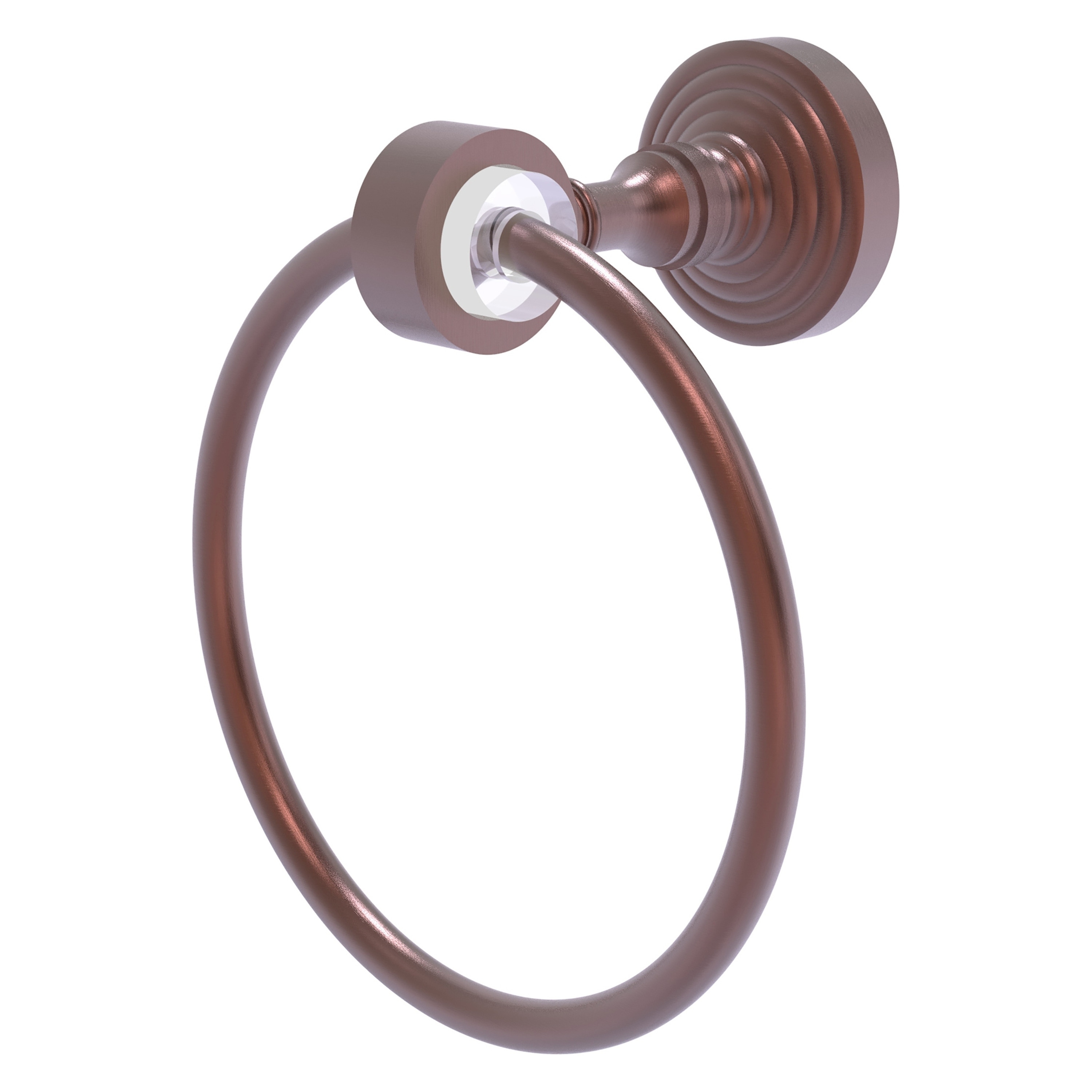 Allied Brass PG-16-CA Pacific Grove Antique Copper Wall mount Single Towel Ring