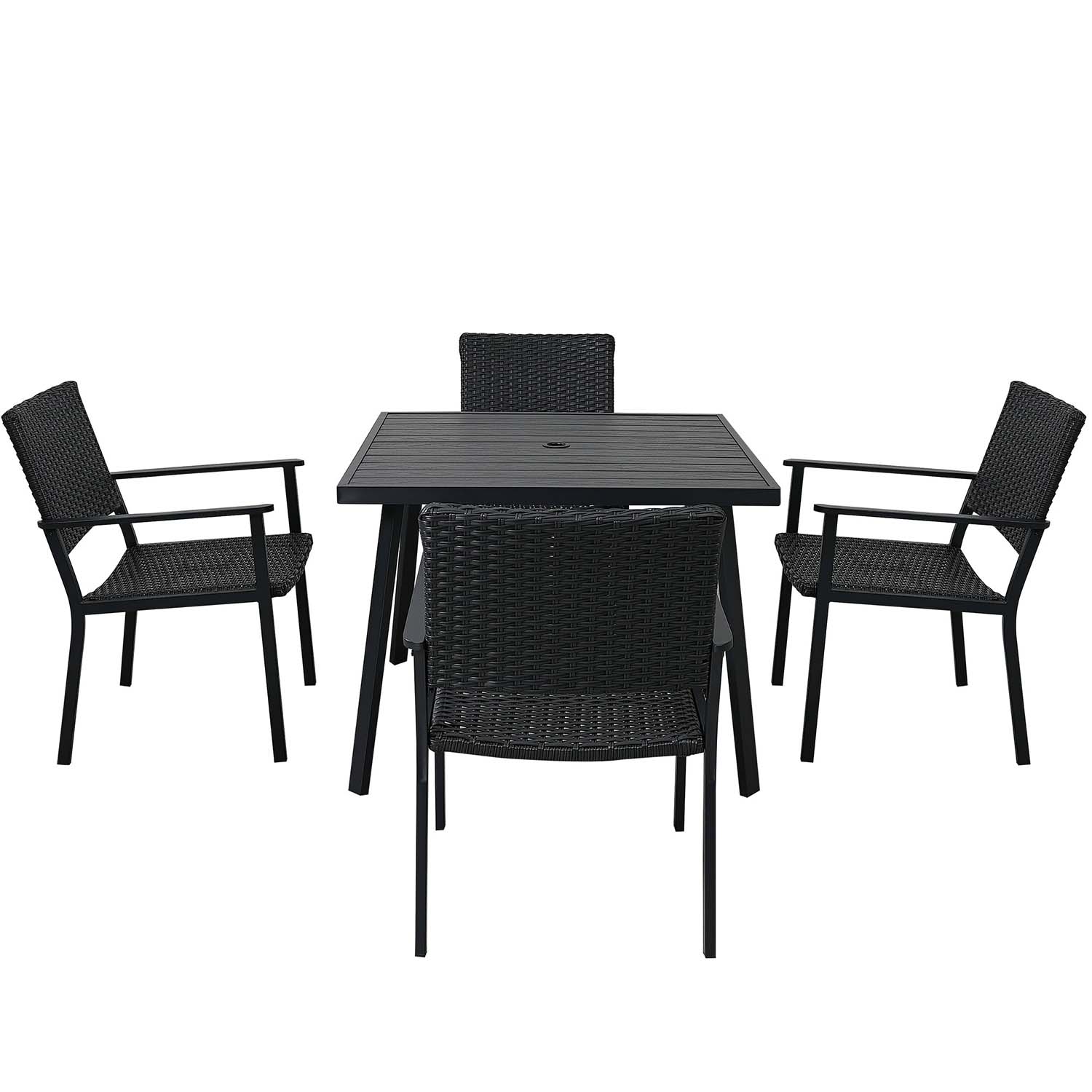 SINOFURN SYA010250BK Patio-Dining-Sets - View #5