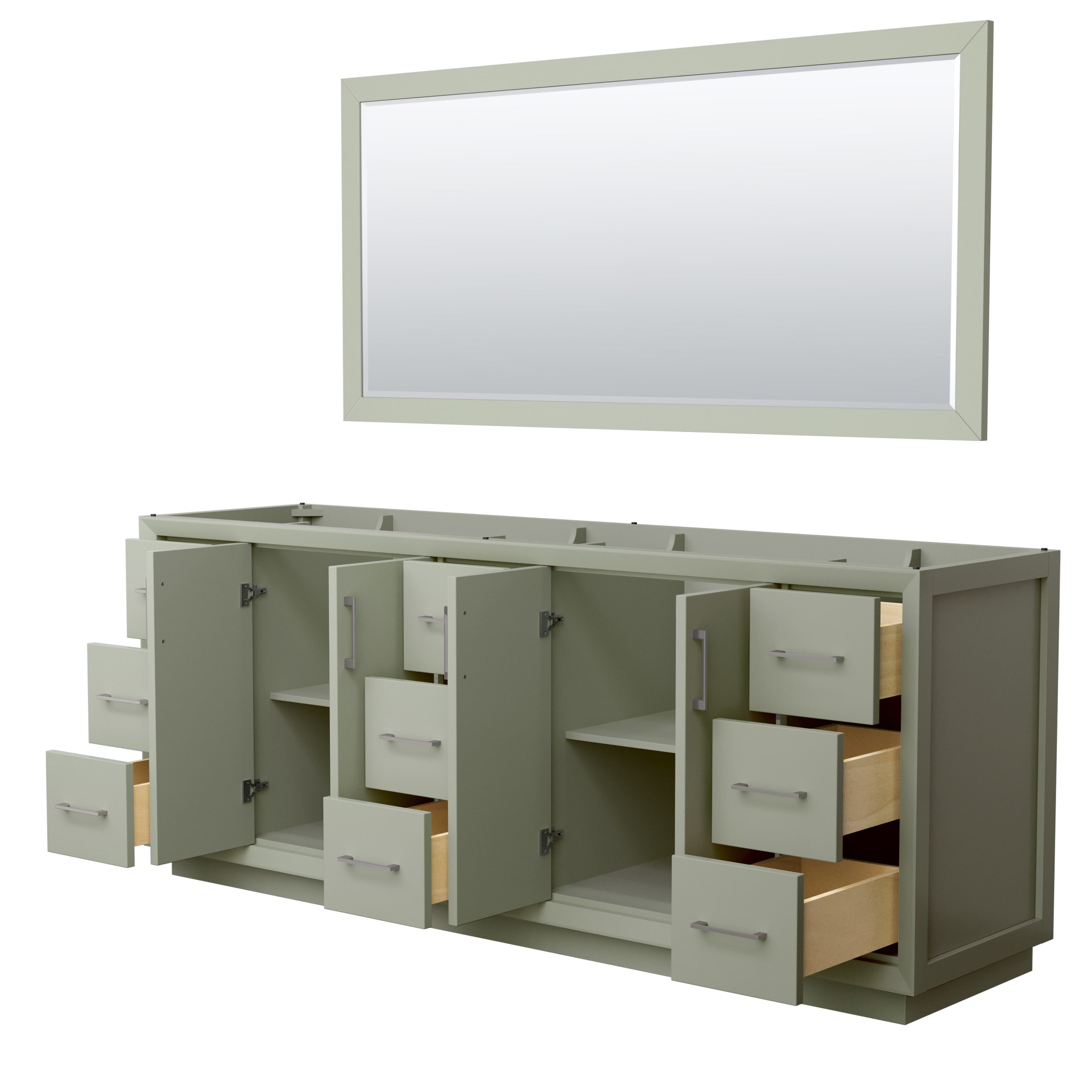 Wyndham Collection WCF414184DLGCXSXXM70 vanities - View #2