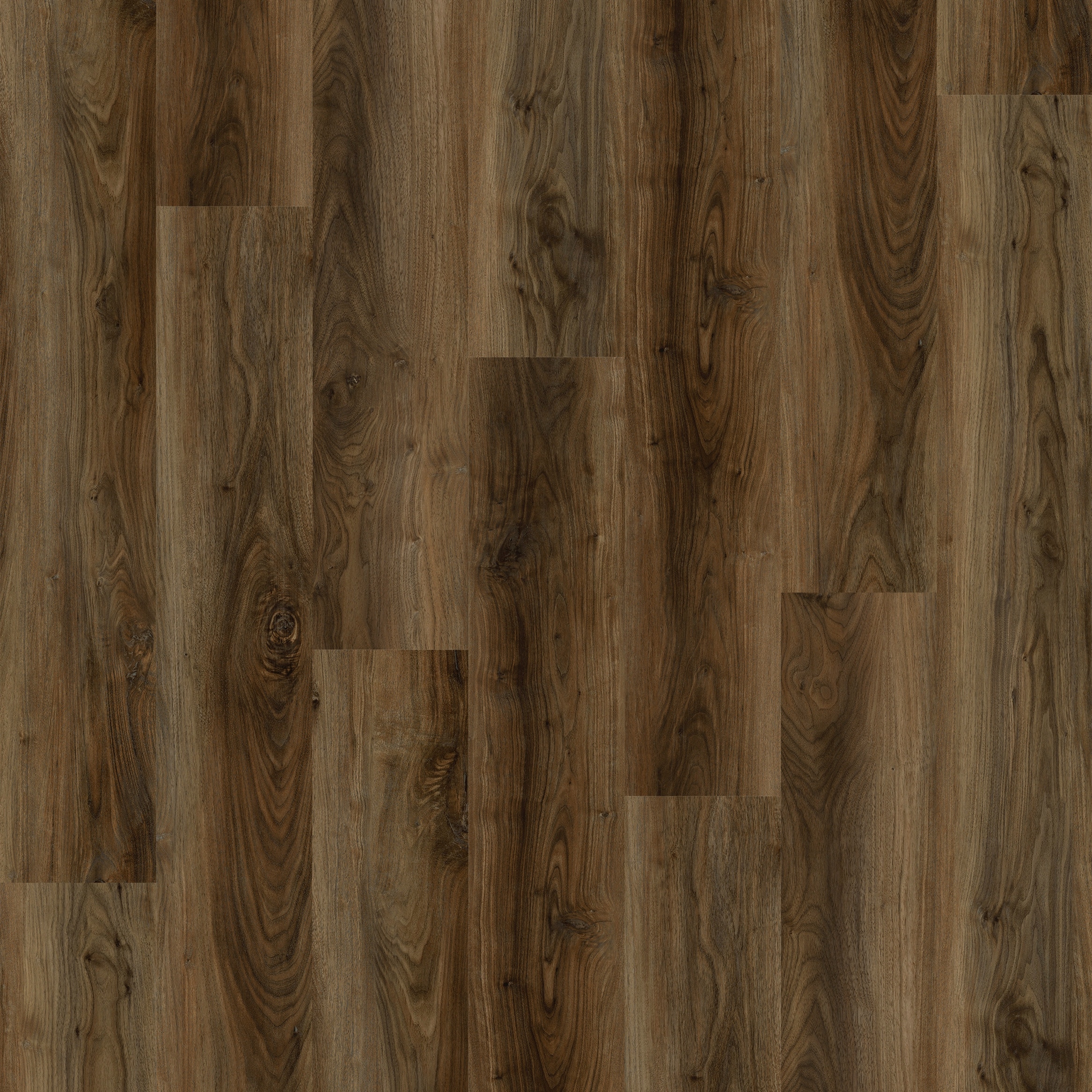 STAINMASTER LWD6499SM Highland Walnut Brown Wood look 12-mil x 7-in W x 48-in L Waterproof and Water Resistant Interlocking Luxury Vinyl Plank Flooring ( 18.78-sq ft Carton )