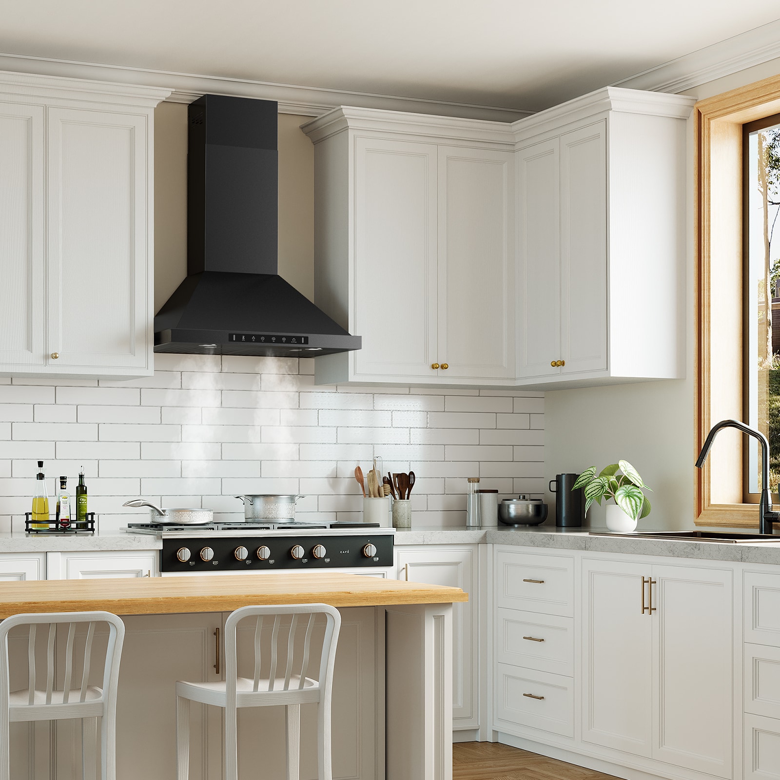 VIKIO VIKP0236BSS Wall-Mounted-Range-Hoods - View #5