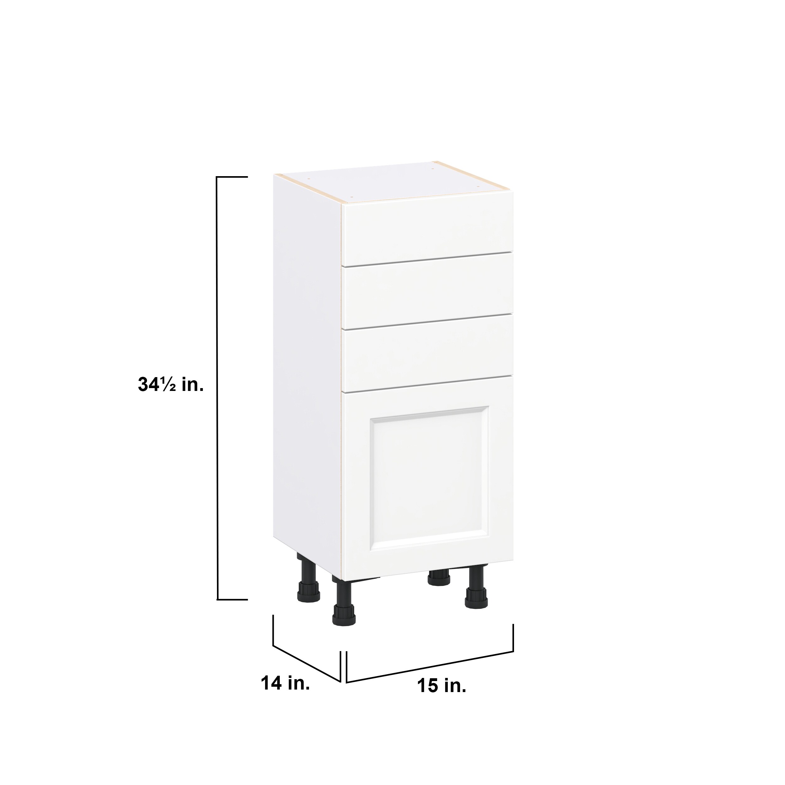 Hugo&Borg DSB1514C(L/R)-RI Cabinets-Kitchen - Thumbnail View #4