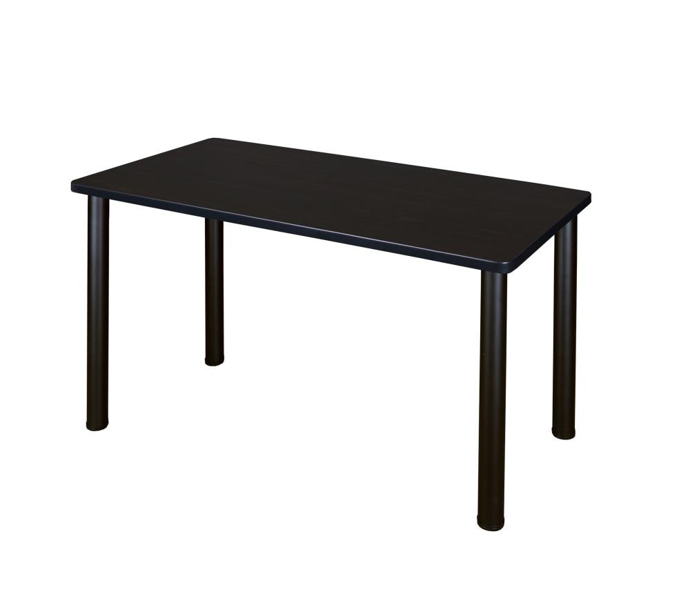 Regency MT4224MWBPBK Training Brown 4-Person Training Table (42-in W x 29-in H)