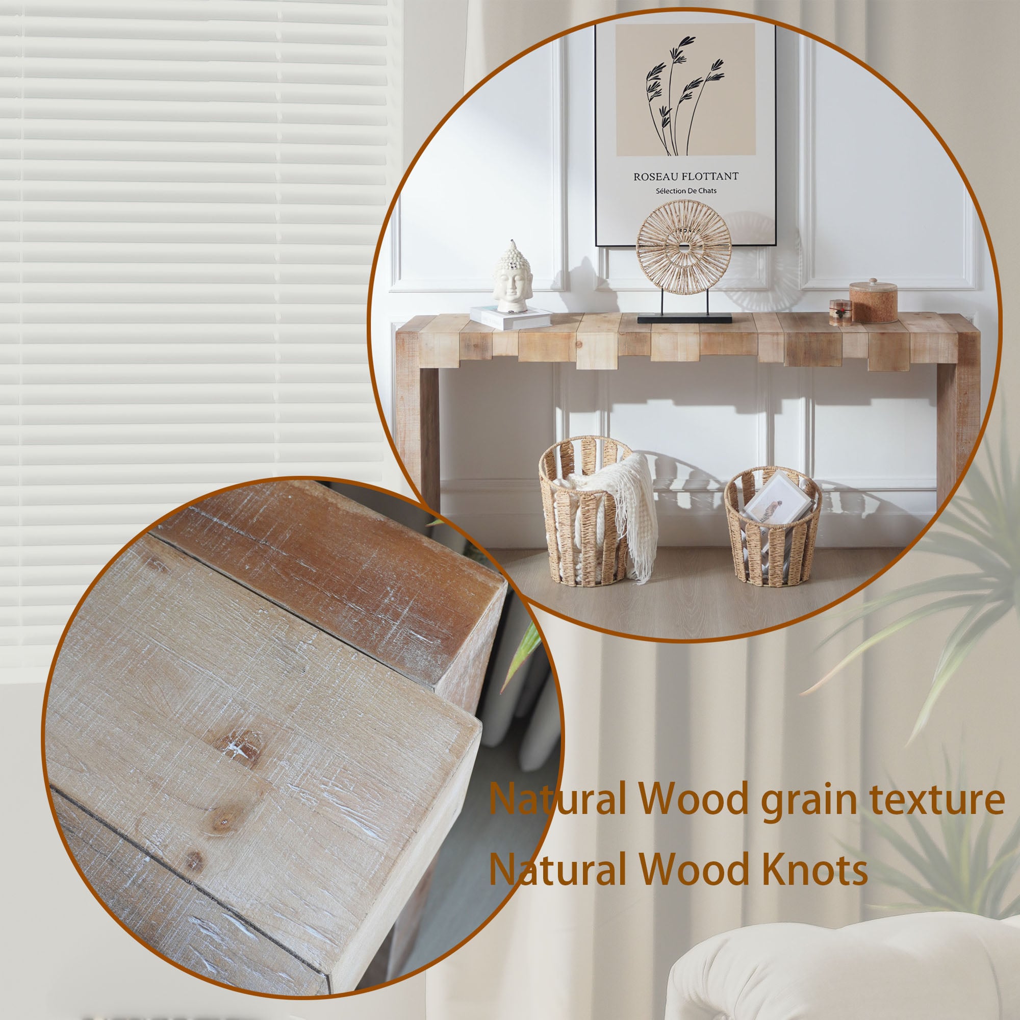 SINOFURN SYA330158BK Console-Sofa-Tables - View #9