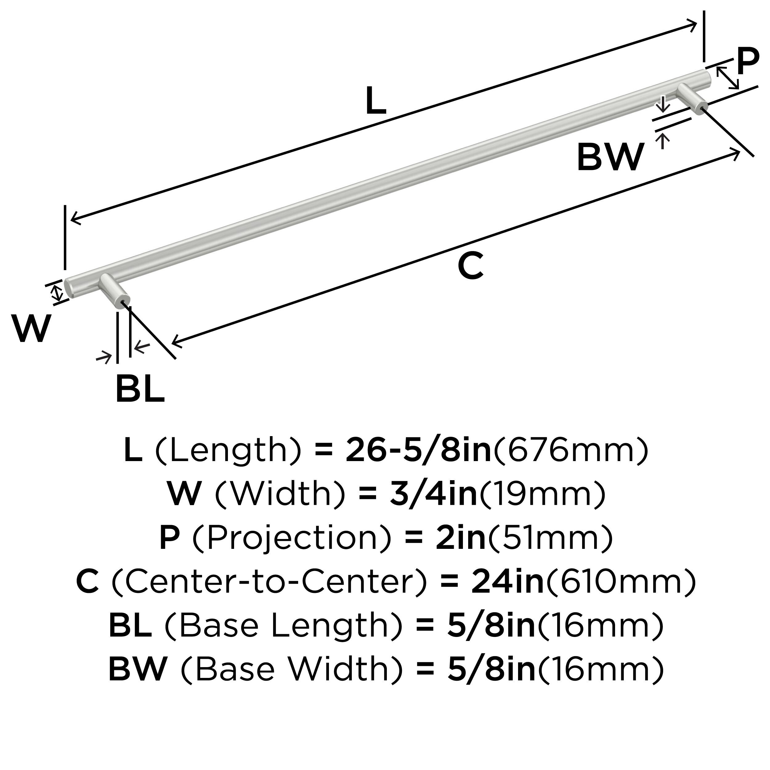 Amerock BP54026SS Cabinet-Pulls - View #5