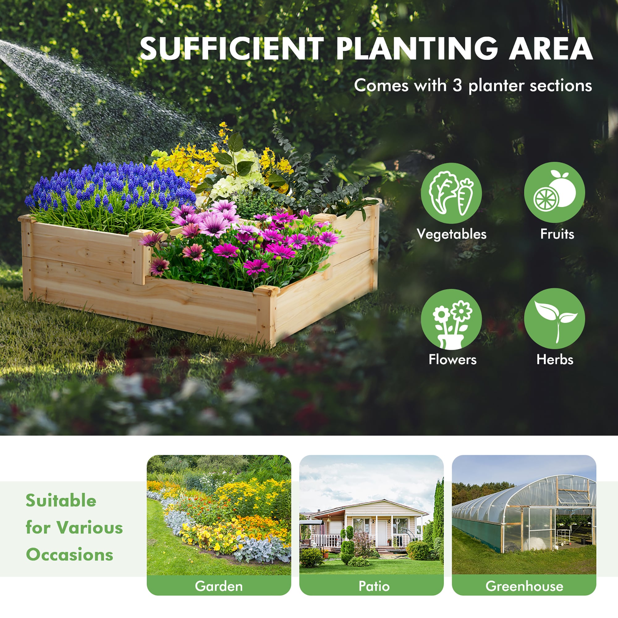Costway LWS00551 Raised-Garden-Beds - View #5