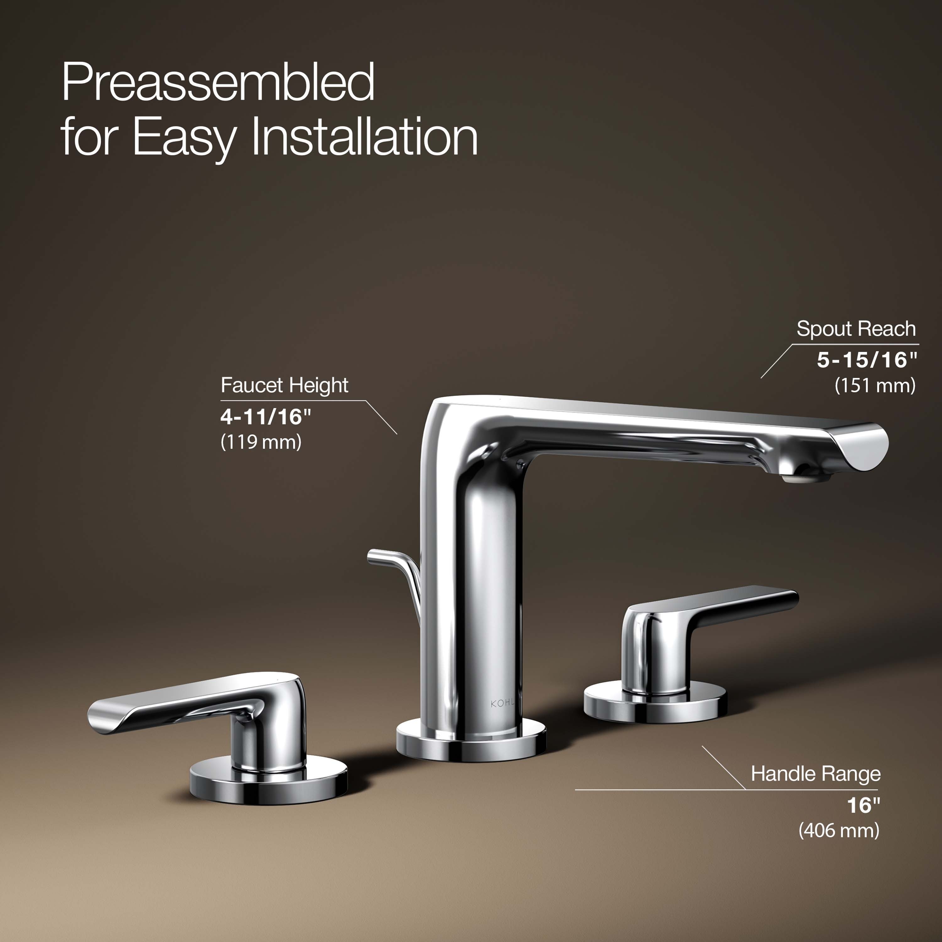 KOHLER K-97352-4-CP Lavatory-Faucets - View #4
