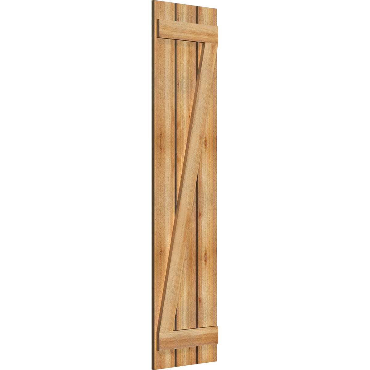 Ekena Millwork RBS06Z17X068RWR Exterior-Shutters - View #2