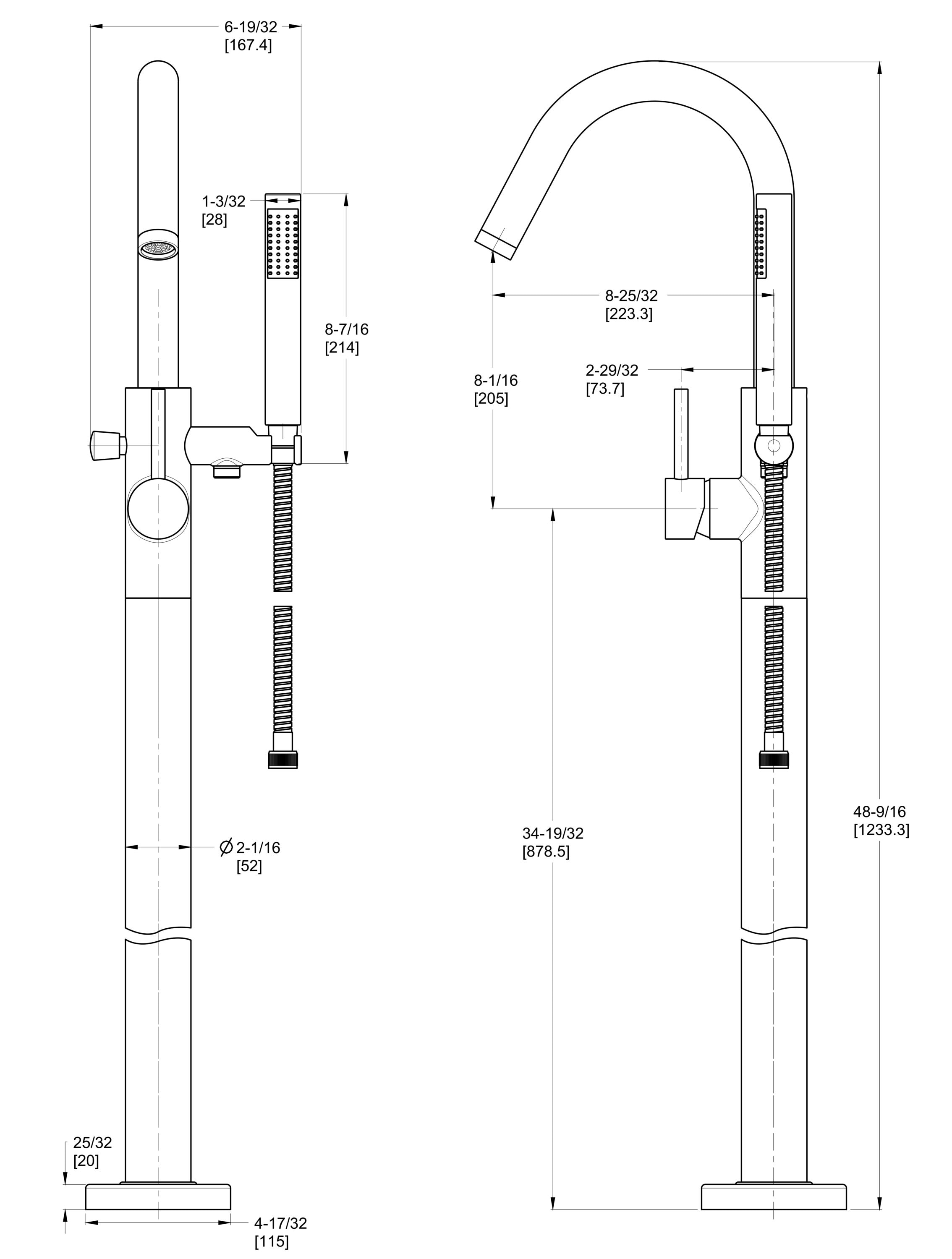 Pfister LG6-1MFC Roman-Tub-Faucets - View #7