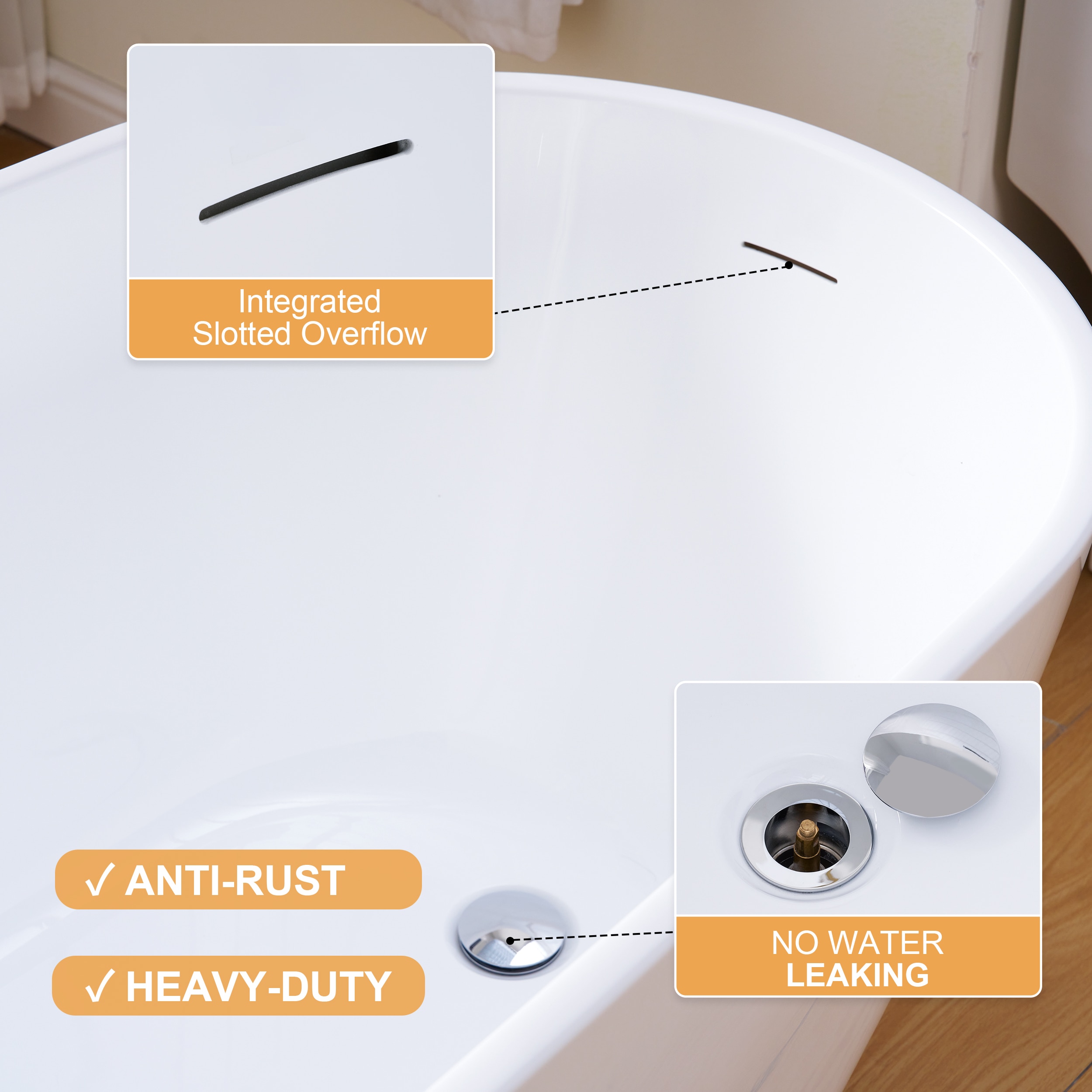 WELLFOR TO-ED-BV30GYBK bathtubs - View #9