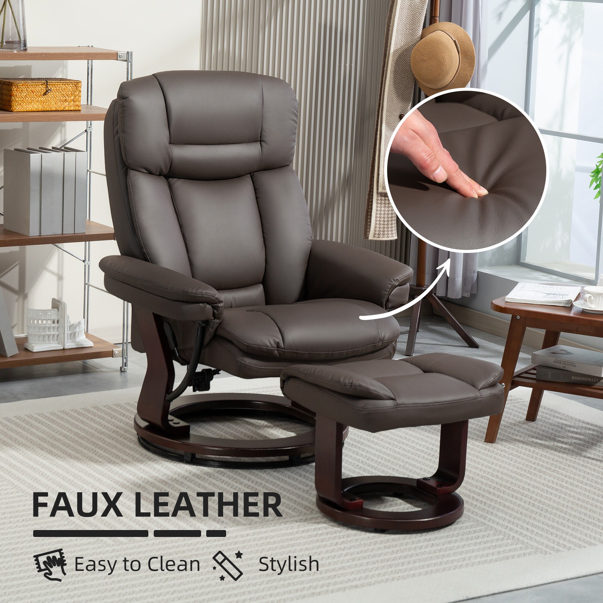 HomCom 83B-291V00DR recliners - View #7