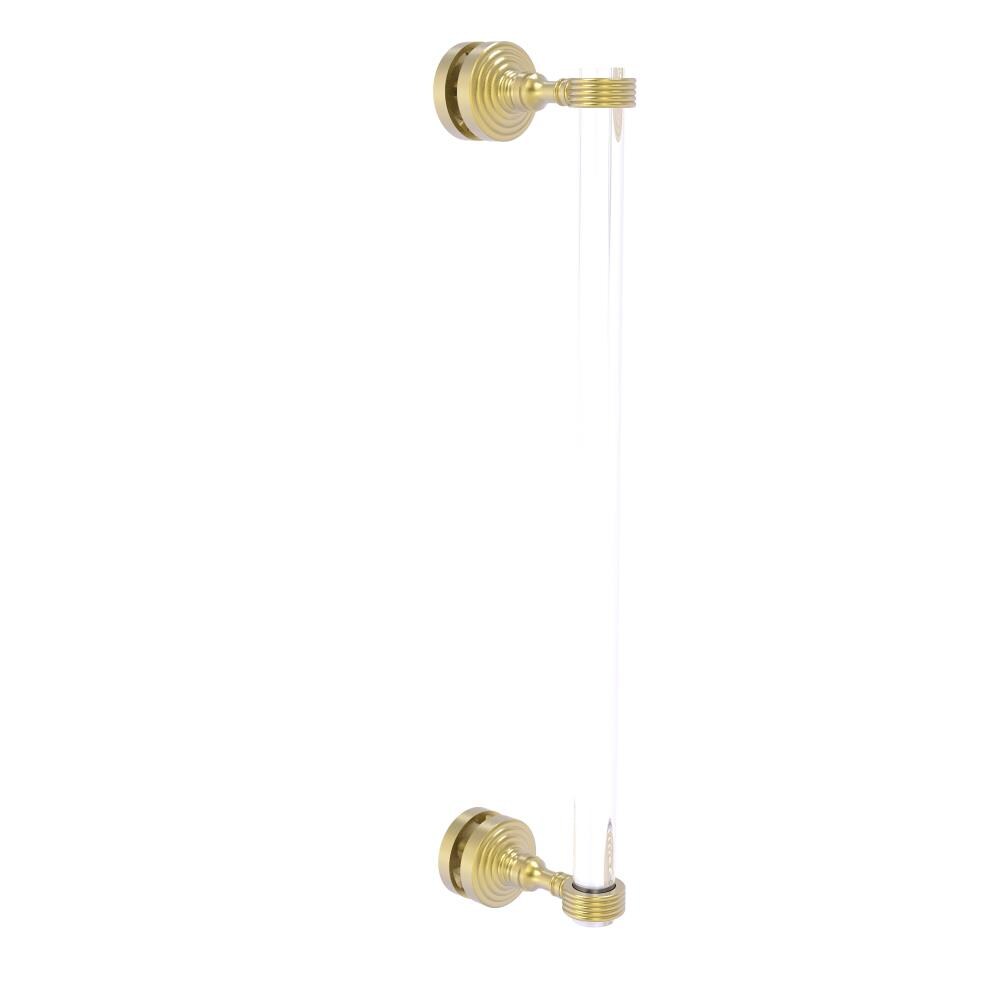 Allied Brass PG-407G-18SM-SBR Satin brass 18-Inches Hinged shower door Handle