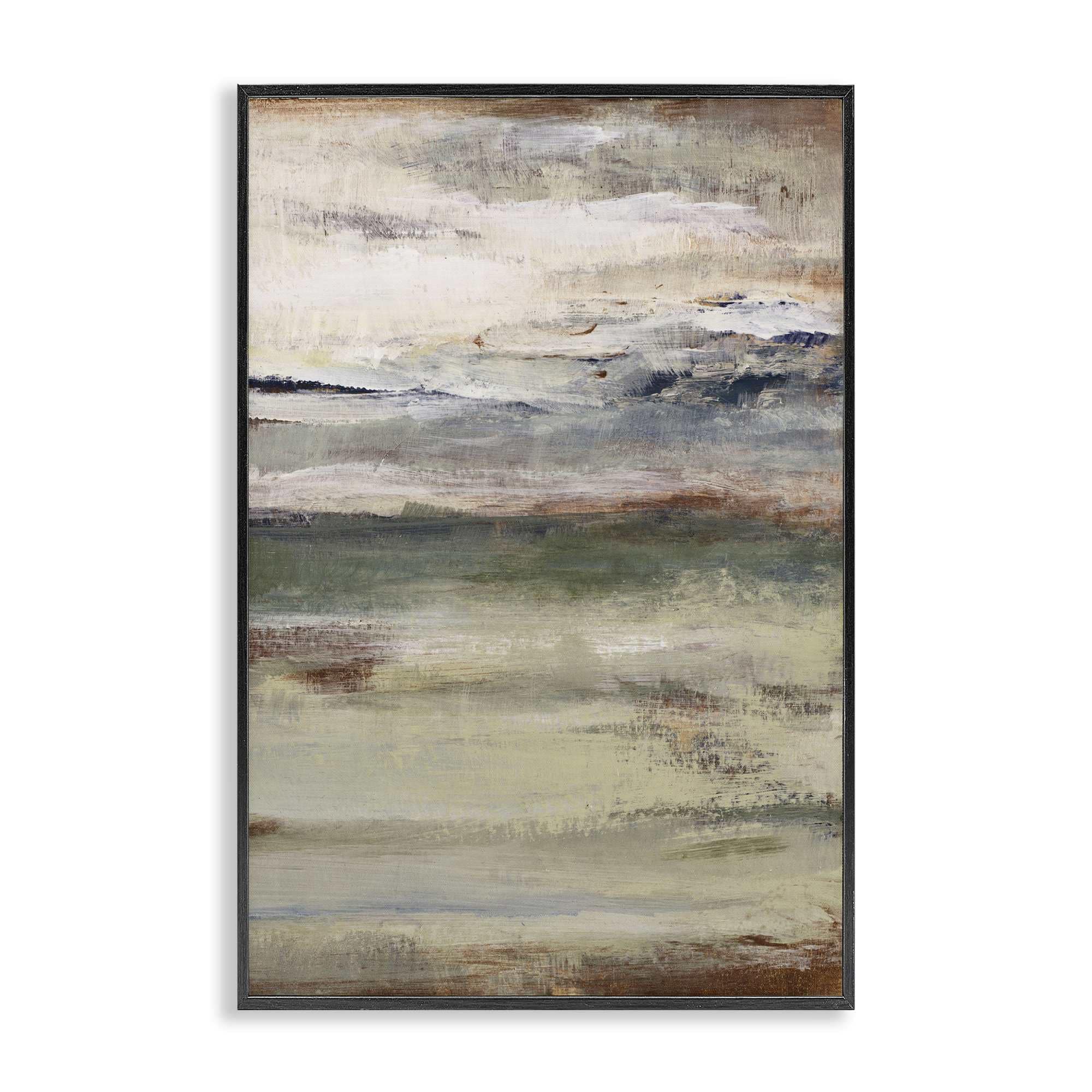 Stupell Industries BT-271-FR-20X30 Earthy Abstract Layers Framed Giclee design by Lanie Loreth