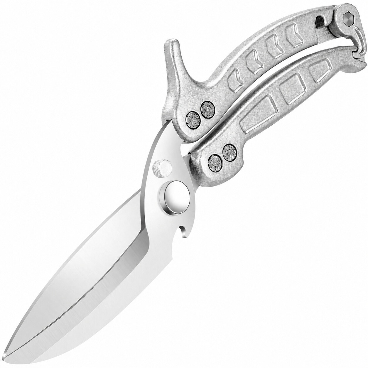 Aoibox  Stainless Steel Heavy Duty Poultry Shears with Brass Fishbone Ergonomic Handle Dishwasher Safe Kitchen Scissors