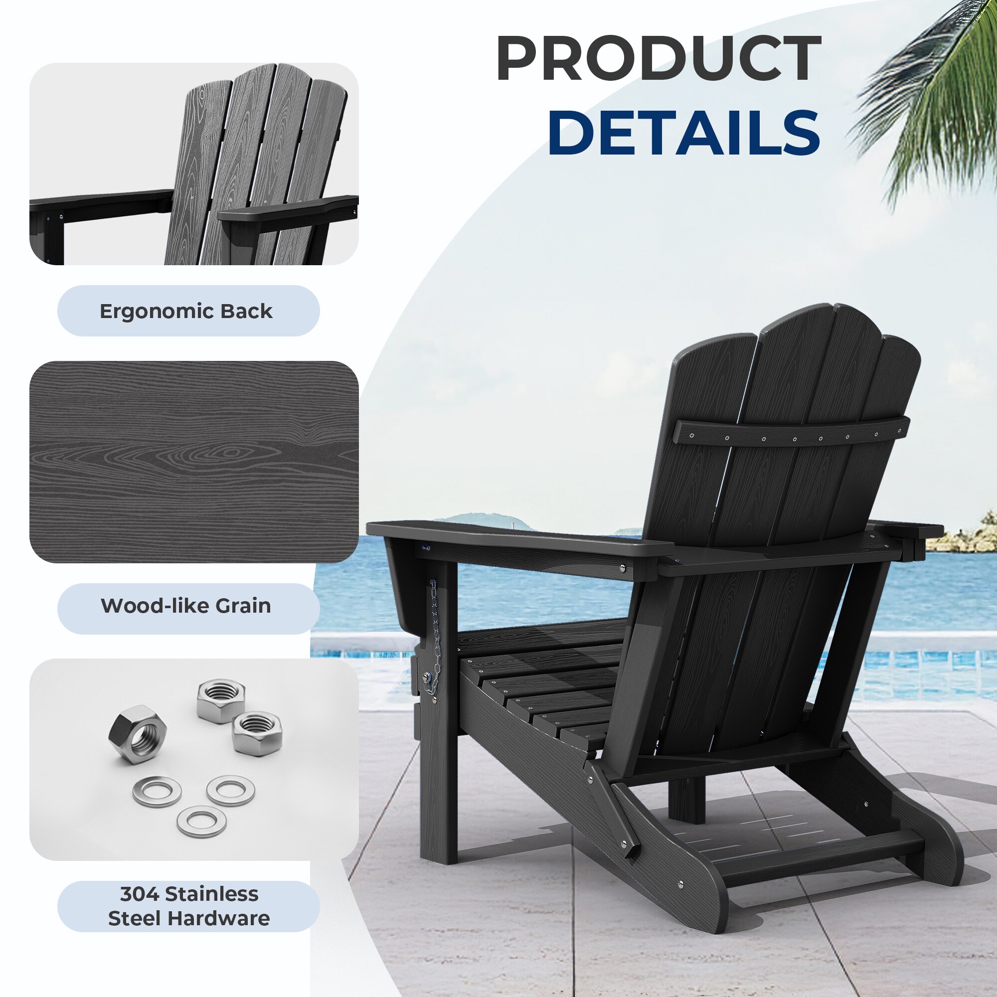 VOUA DWTJY-GY Patio-Chairs - View #5