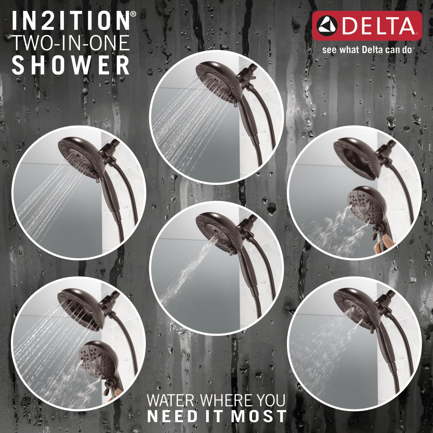 Delta 58480-RB-PK Fixed-Showerhead - View #6
