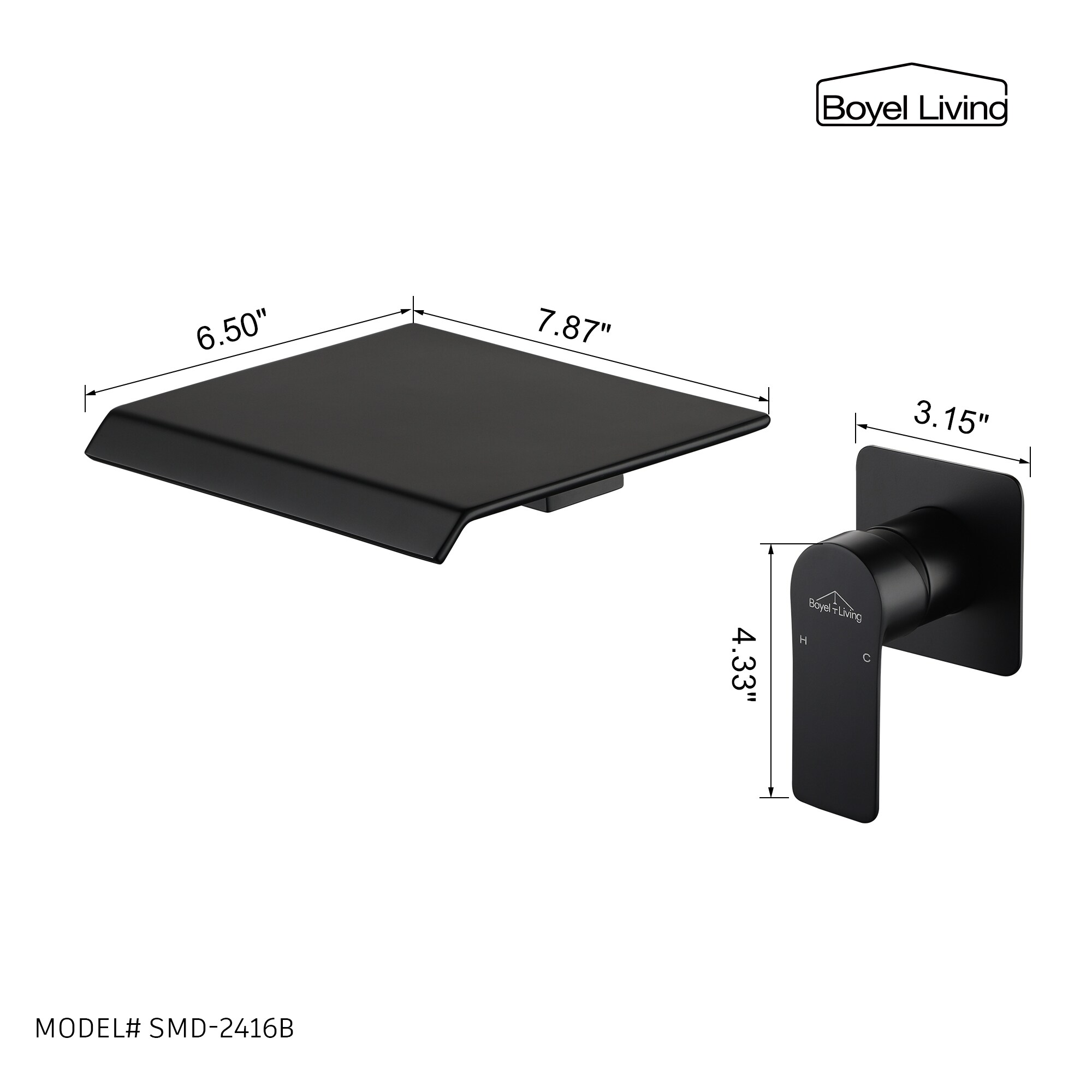 Clihome CSMD-BF24-16B Lavatory-Faucets - View #4