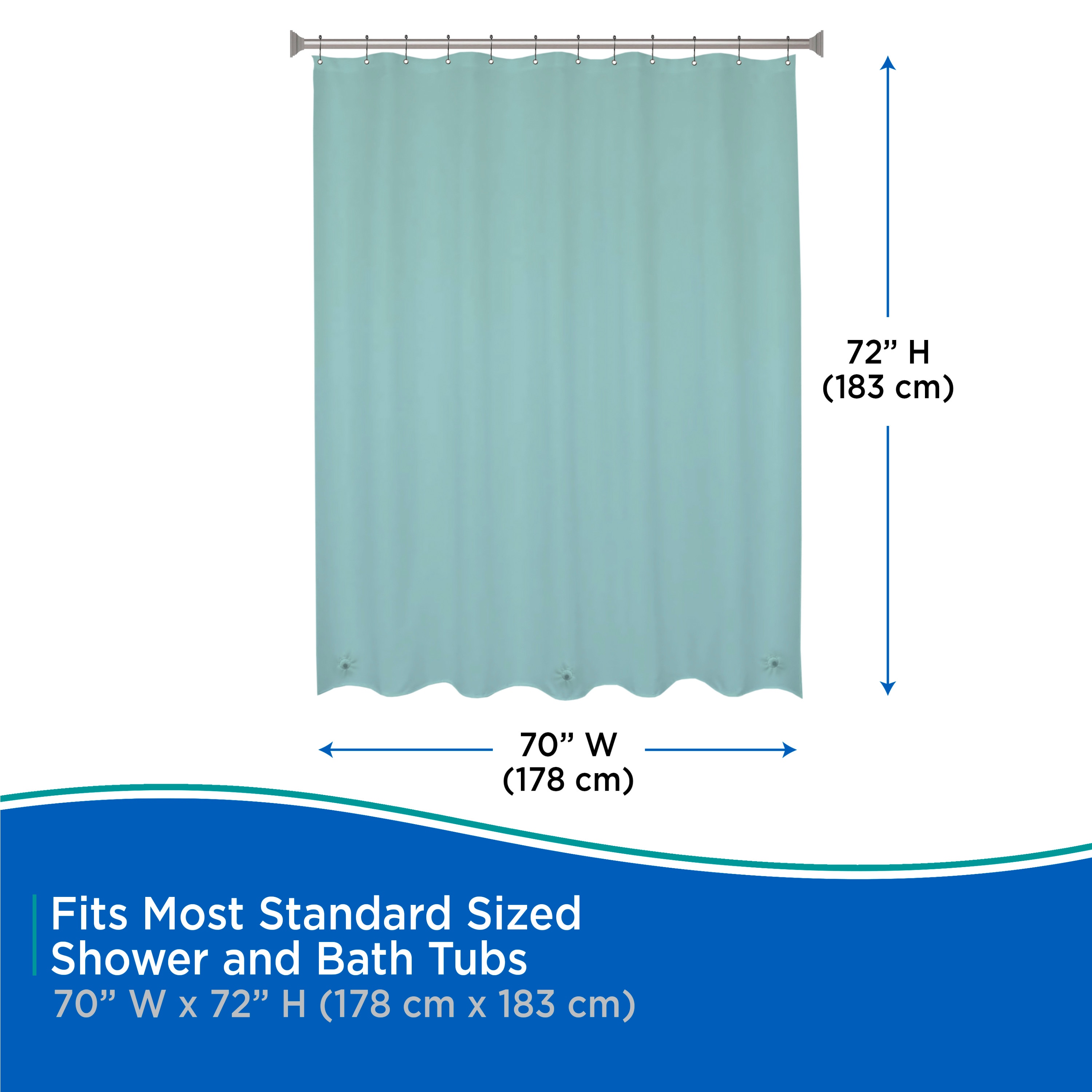 Kenney KN61437 Shower-Curtains-Liners - View #7