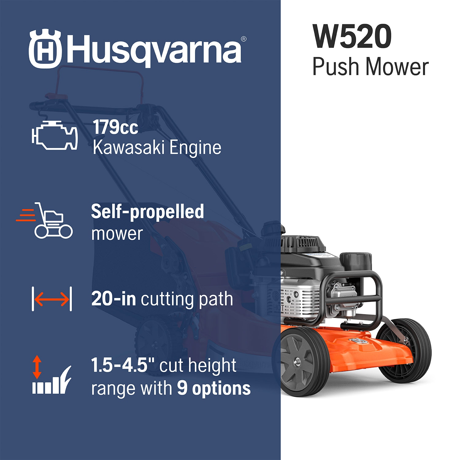 Husqvarna 970621601 Gas-Walk-Behind-Mowers - View #2