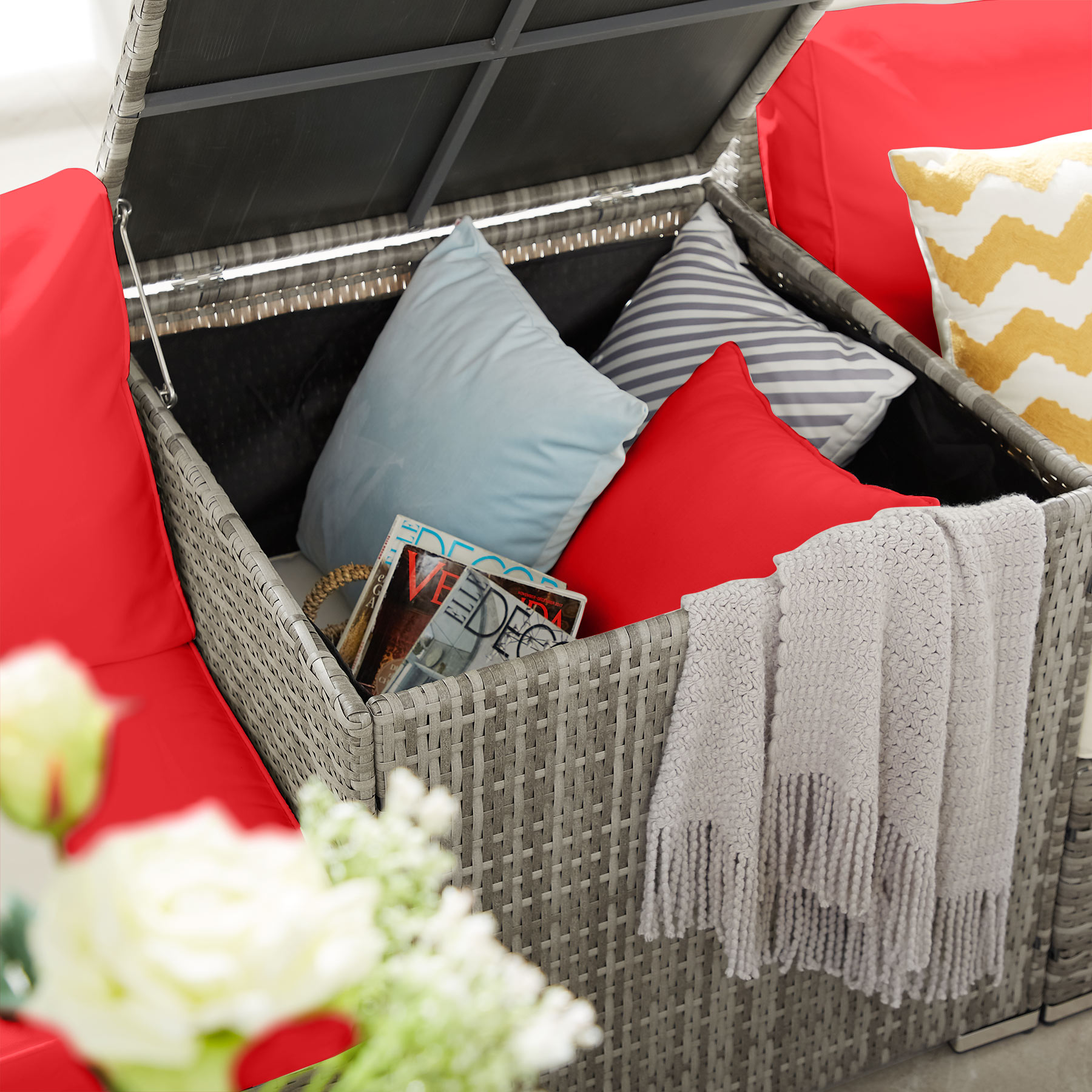 Tribesigns HO008-GYRD Patio-Sofas-Daybeds - View #8