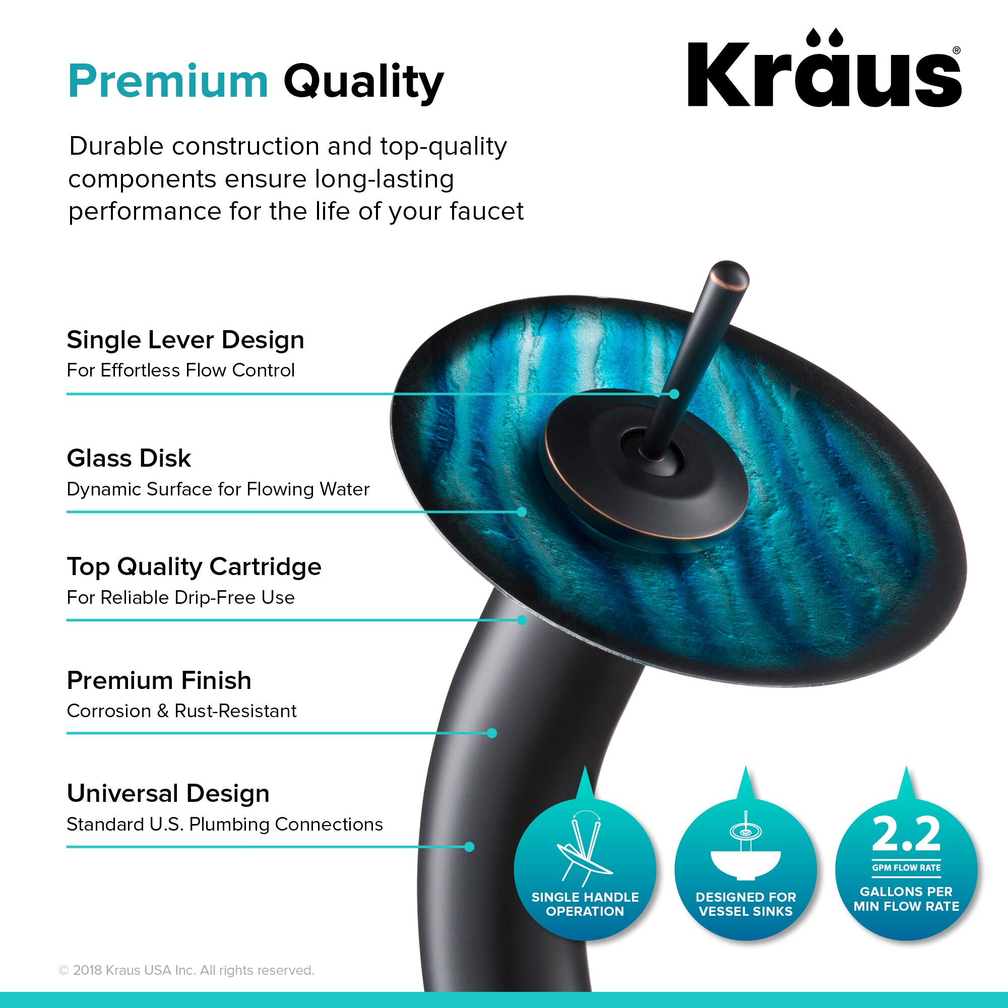 Kraus CGV39919MM10ORB Bath-Sink - View #7
