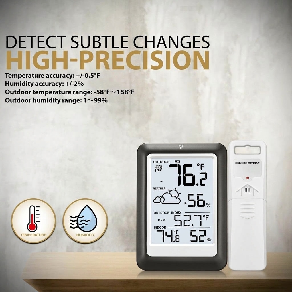 Justincity L05JT10062 Thermometer-Clock - View #5