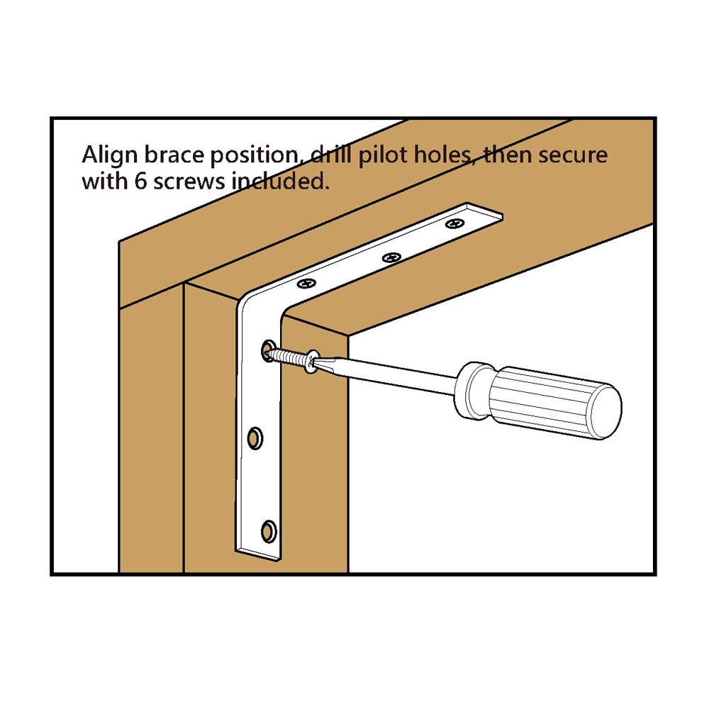 RELIABILT 22507ZCLLG Mending-Plates-Brackets-Braces - View #2