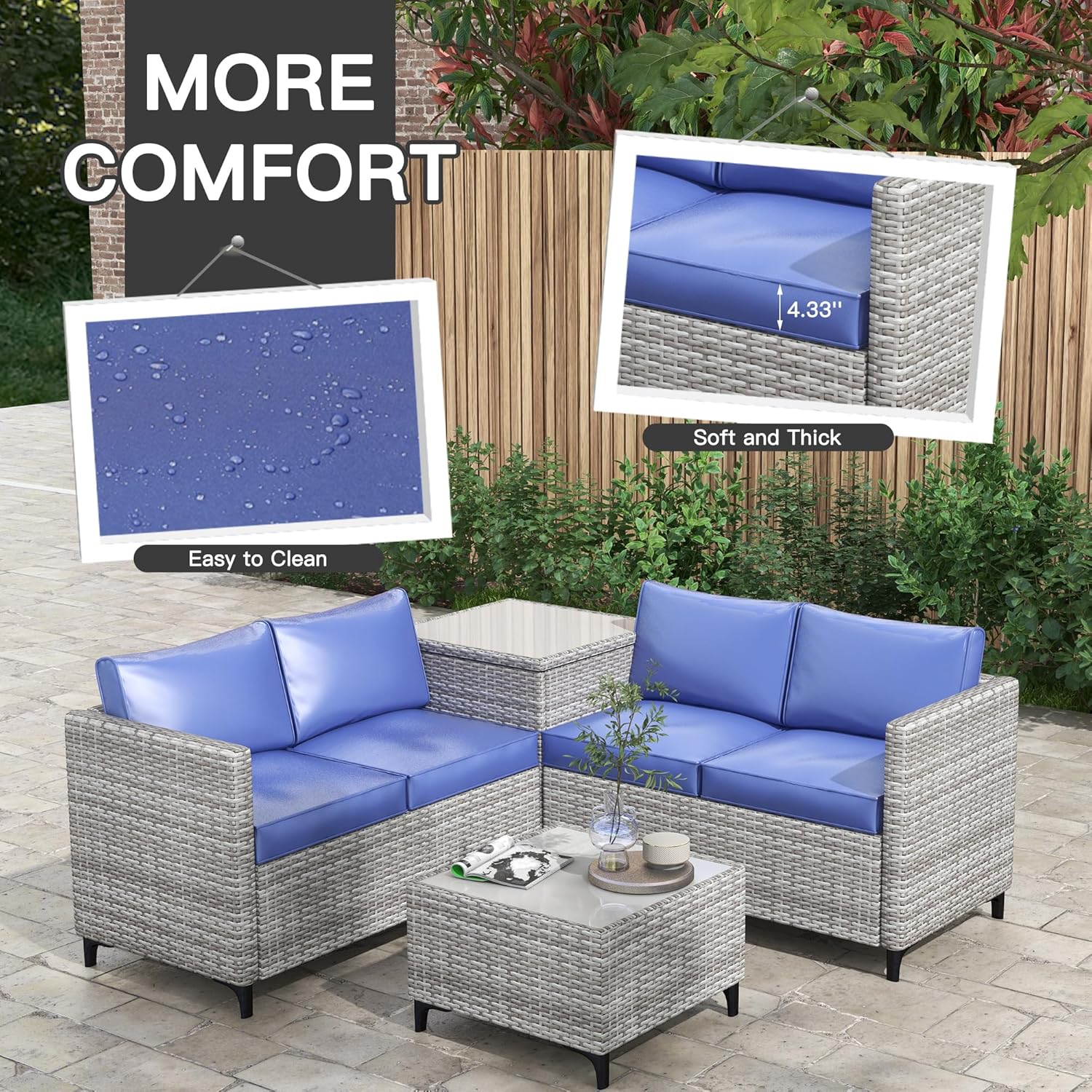 Garvee LAHWCZT2603100020 Patio-Sofas-Daybeds - View #5
